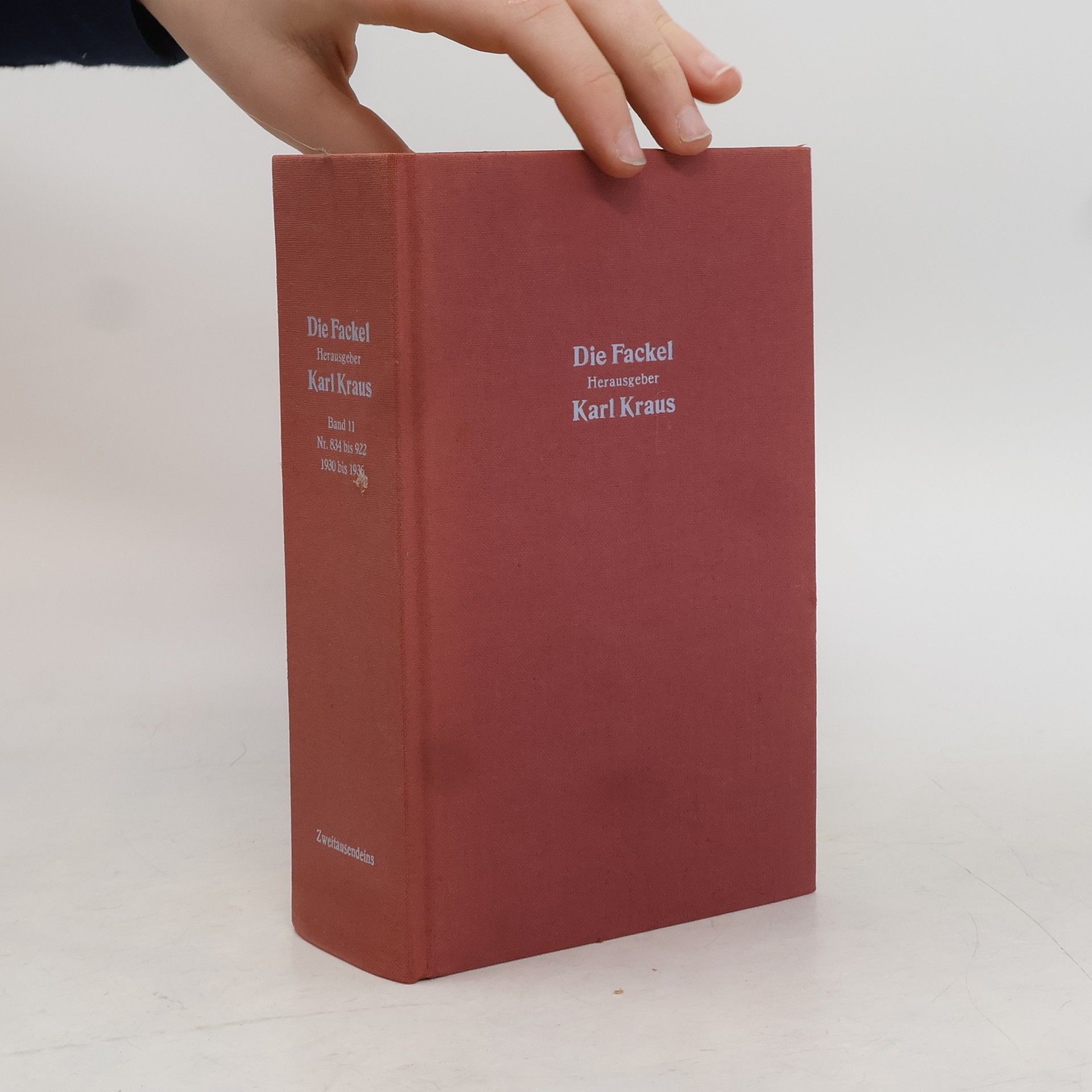 Karl Kraus Die Fackel Band 11