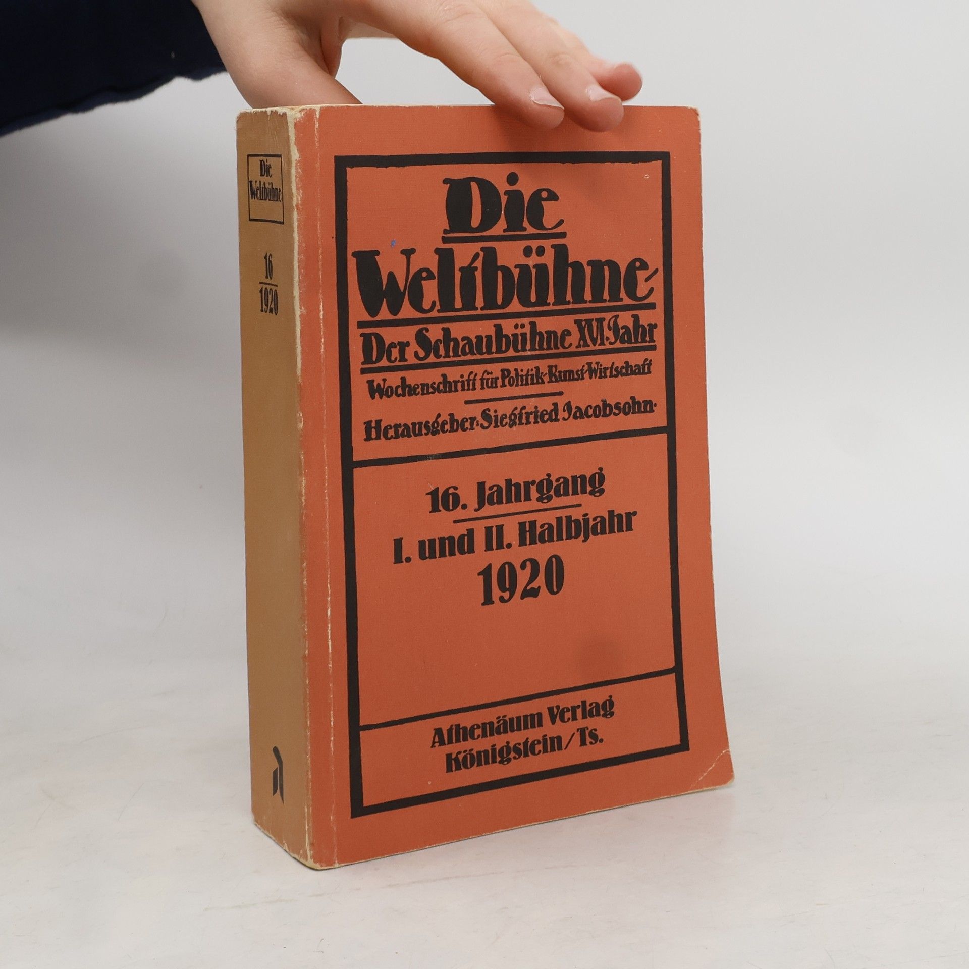 Autorenkollektiv Die Weltbühne 16/1920