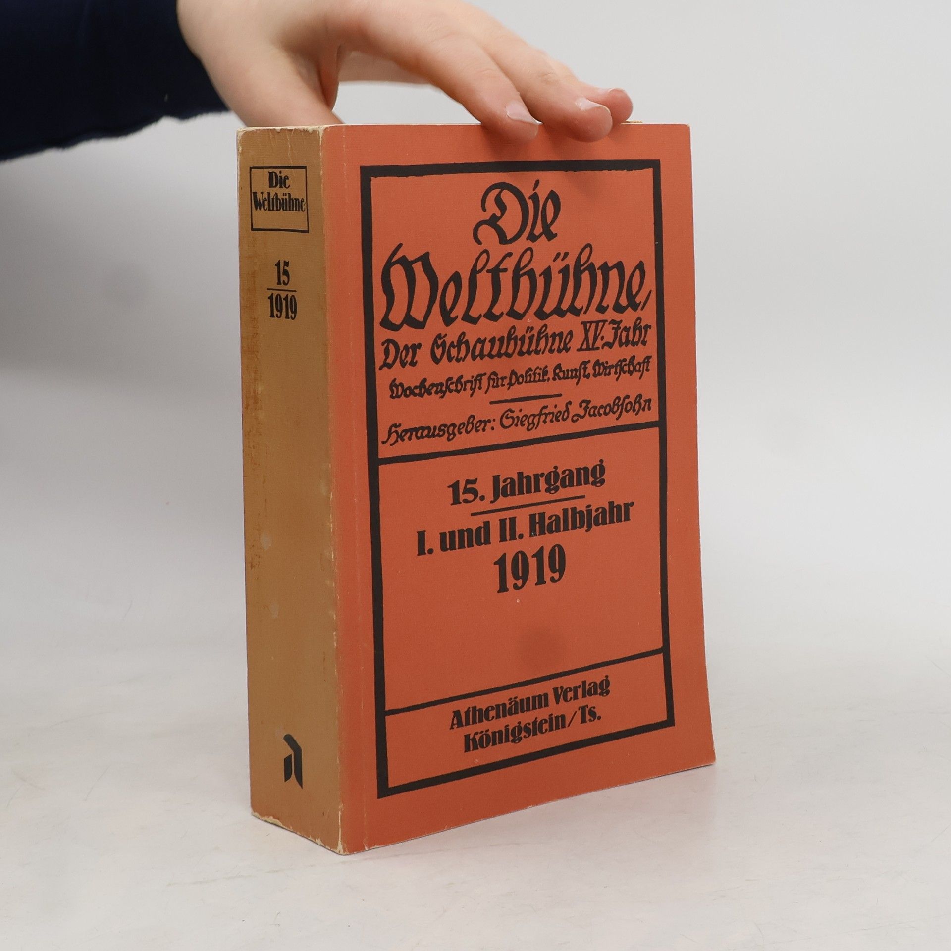 Autorenkollektiv Die Weltbühne 15/1919