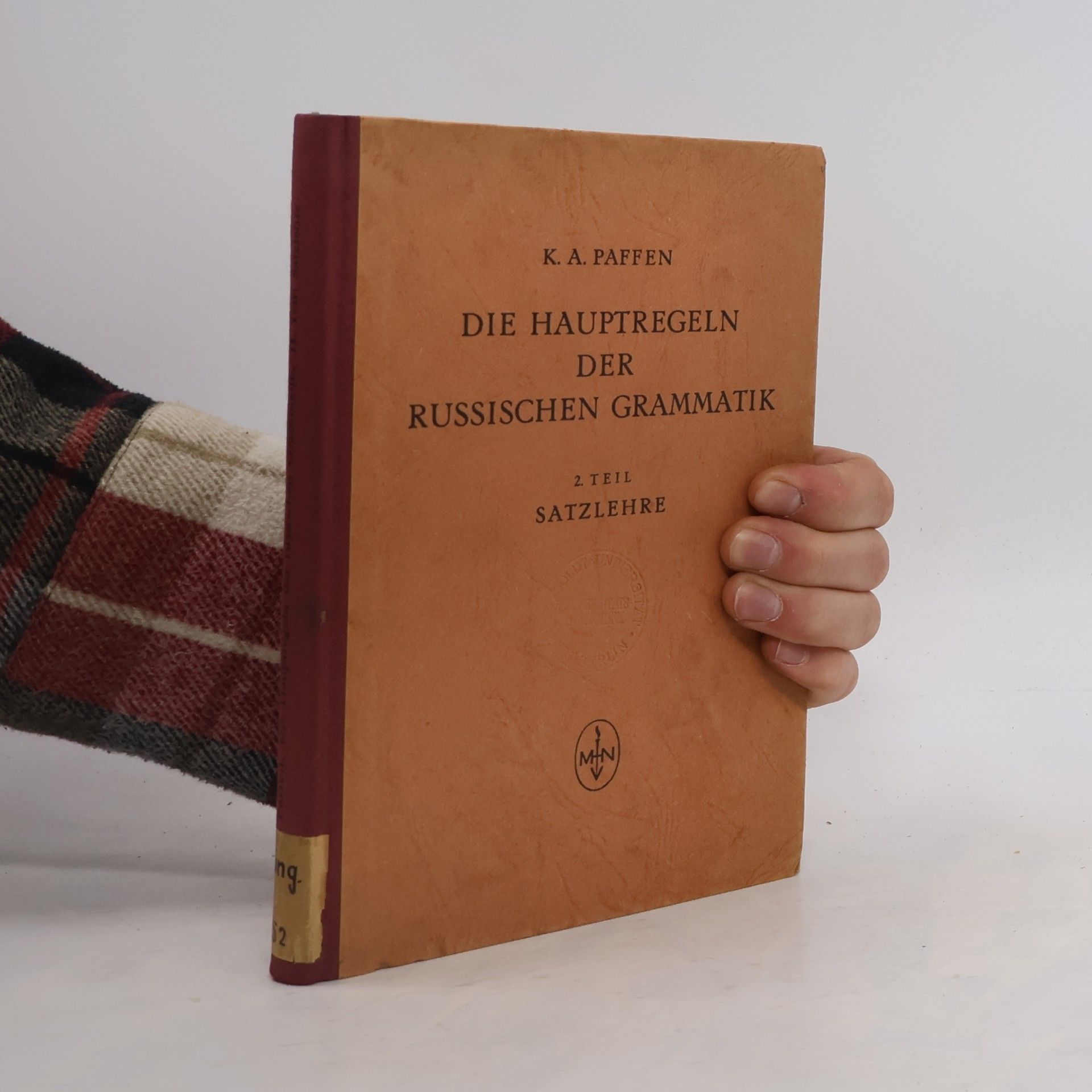 K. A. Paffen Die Hauptregeln der russischen Grammatik 2