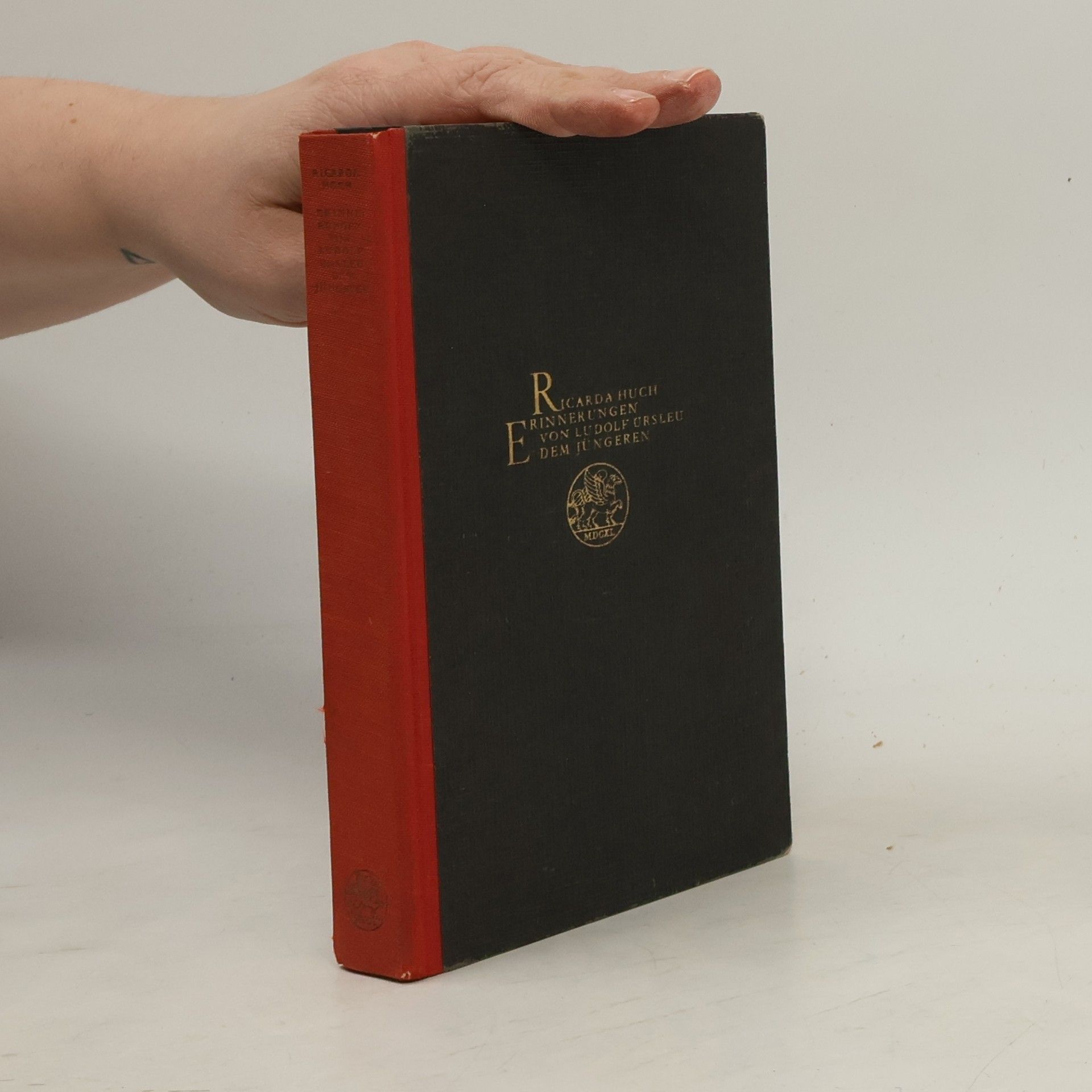 Ricarda Huch Erinnerungen von Ludolf Ursleu dem Jüngeren