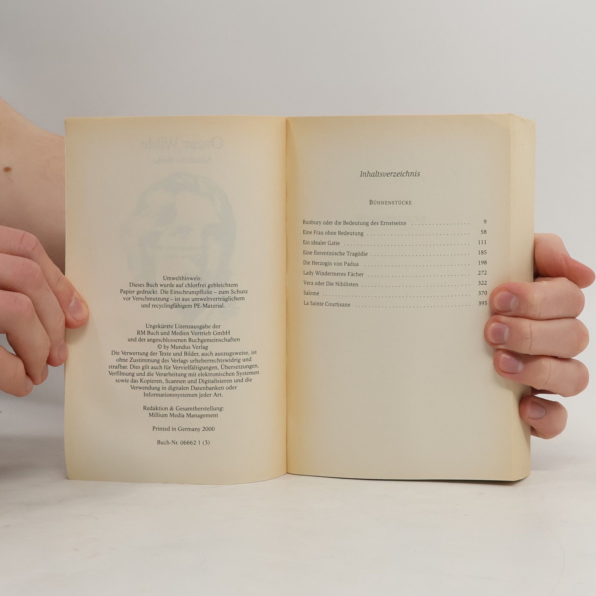 Oscar Wilde Sämtliche Werke 3