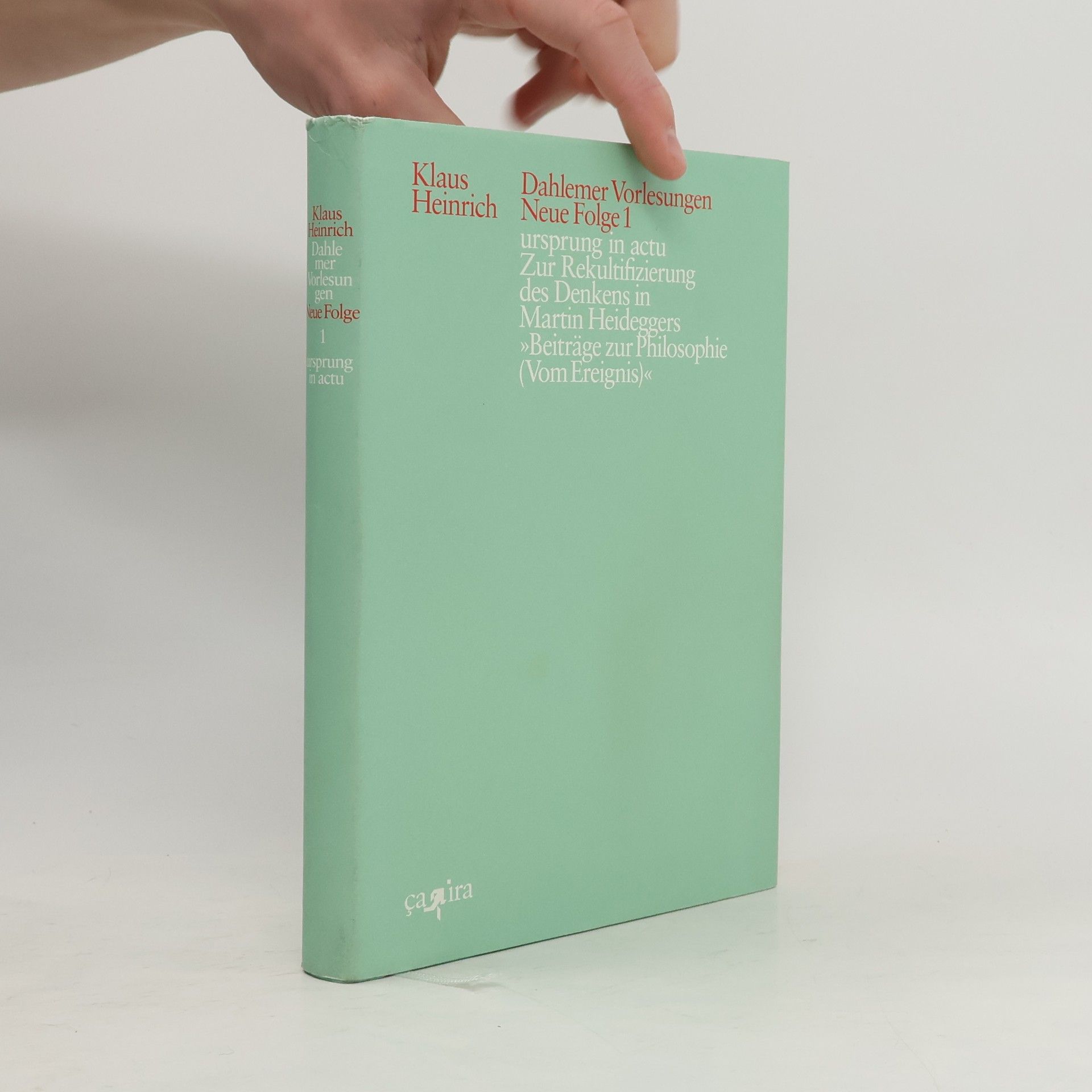 Heinrich Klaus ursprung in actu