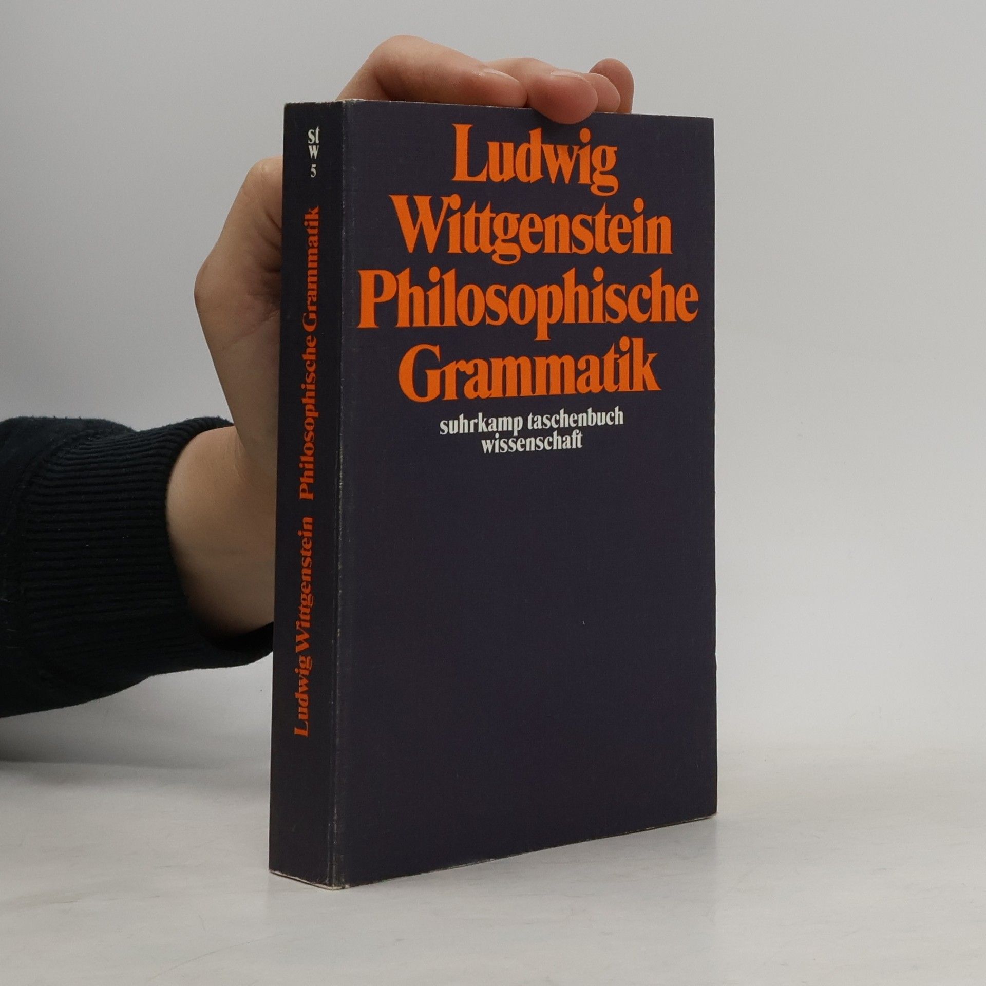 Ludwig Wittgenstein Philosophische Grammatik