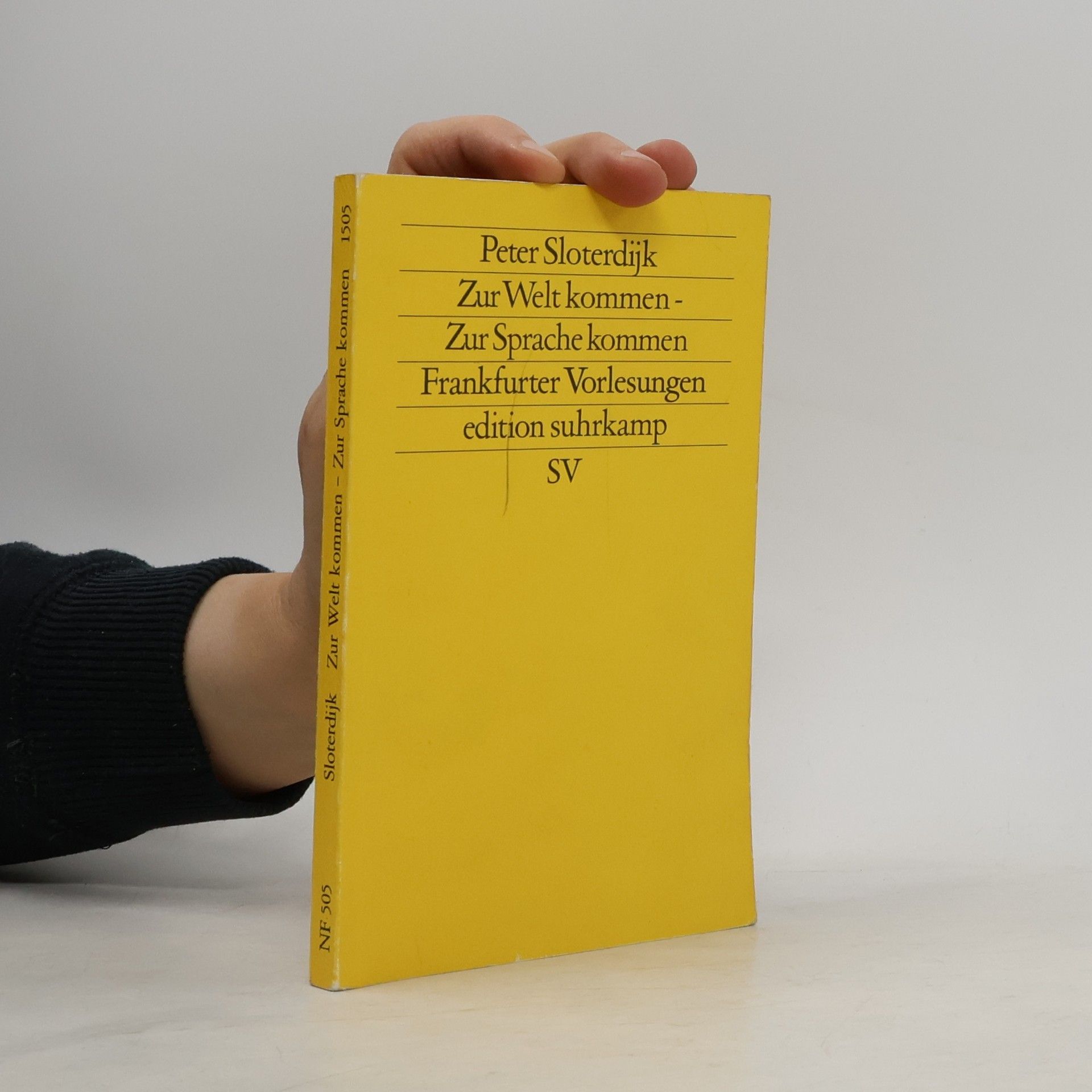 Peter Sloterdijk Zur Welt kommen - zur Sprache kommen