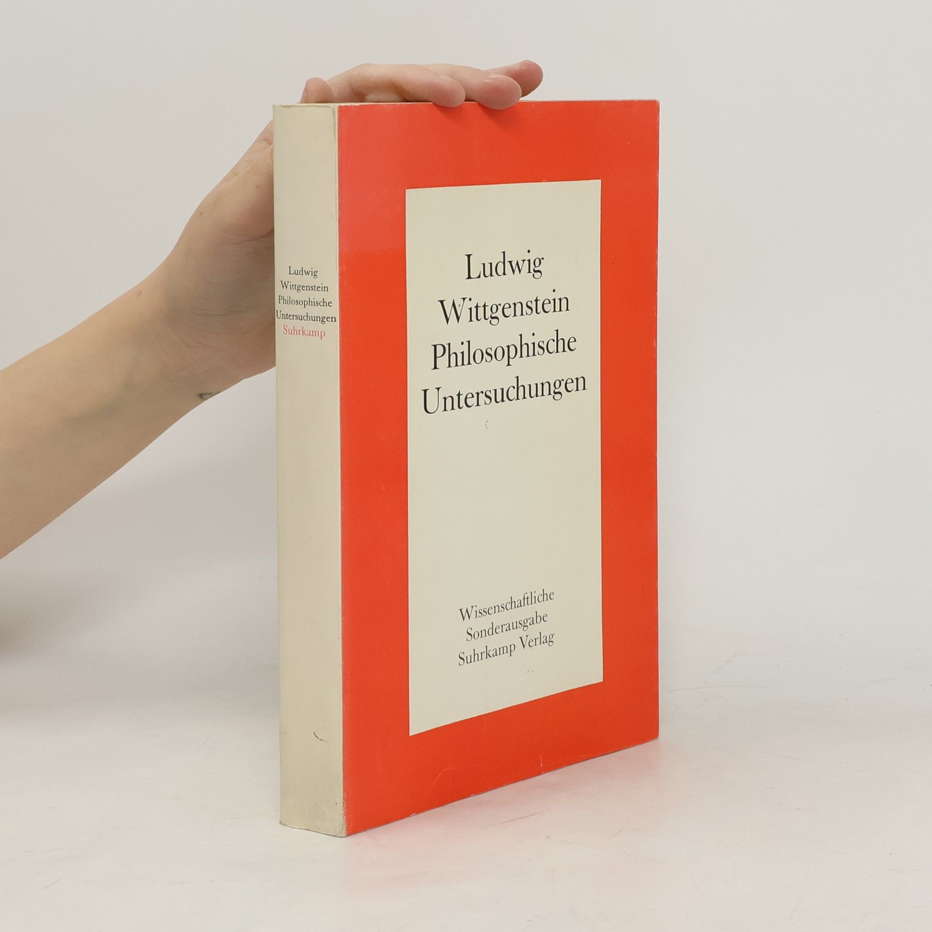 Ludwig Wittgenstein Philosophische Untersuchungen