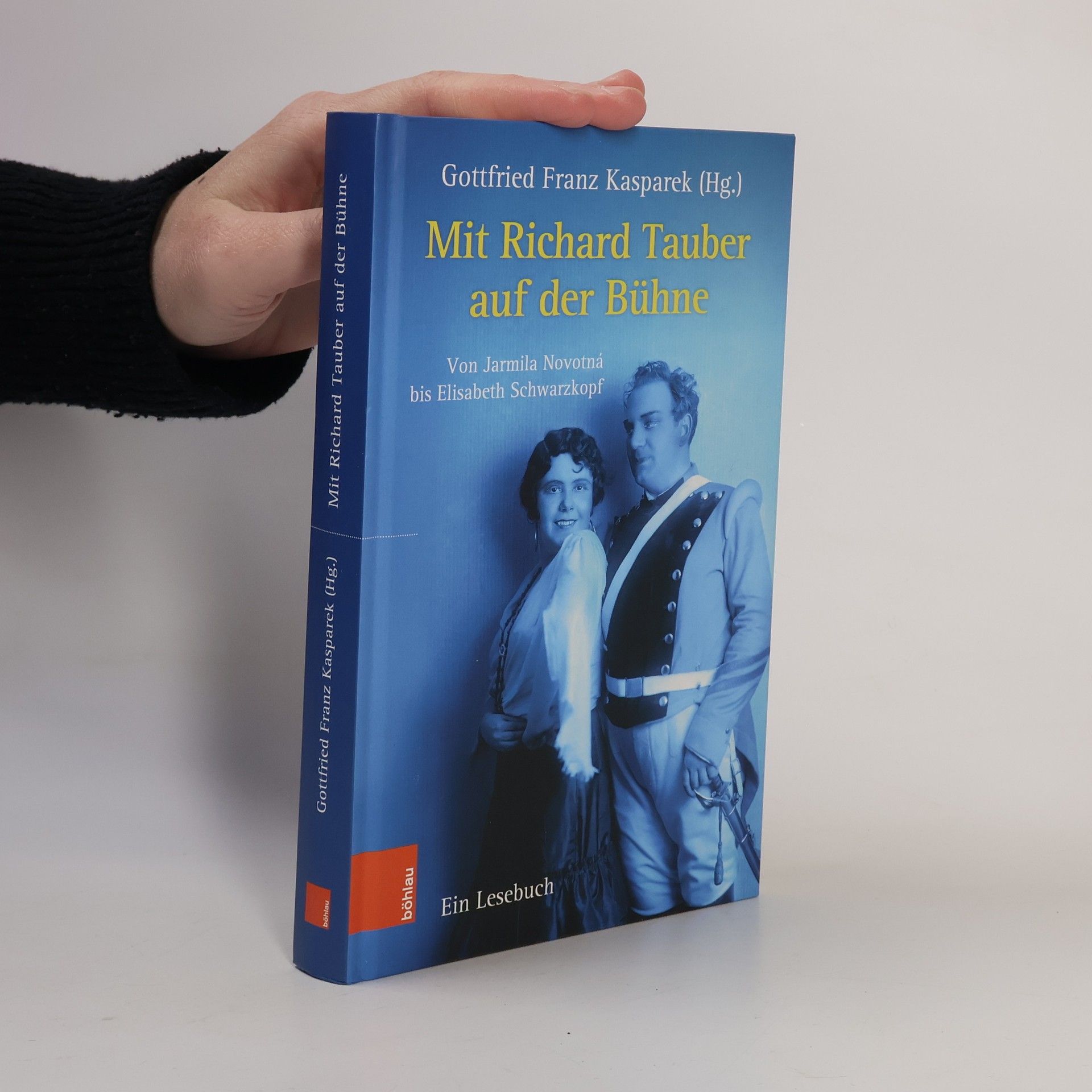 Gottfried Franz Kasparek Mit Richard Tauber auf der Bühne