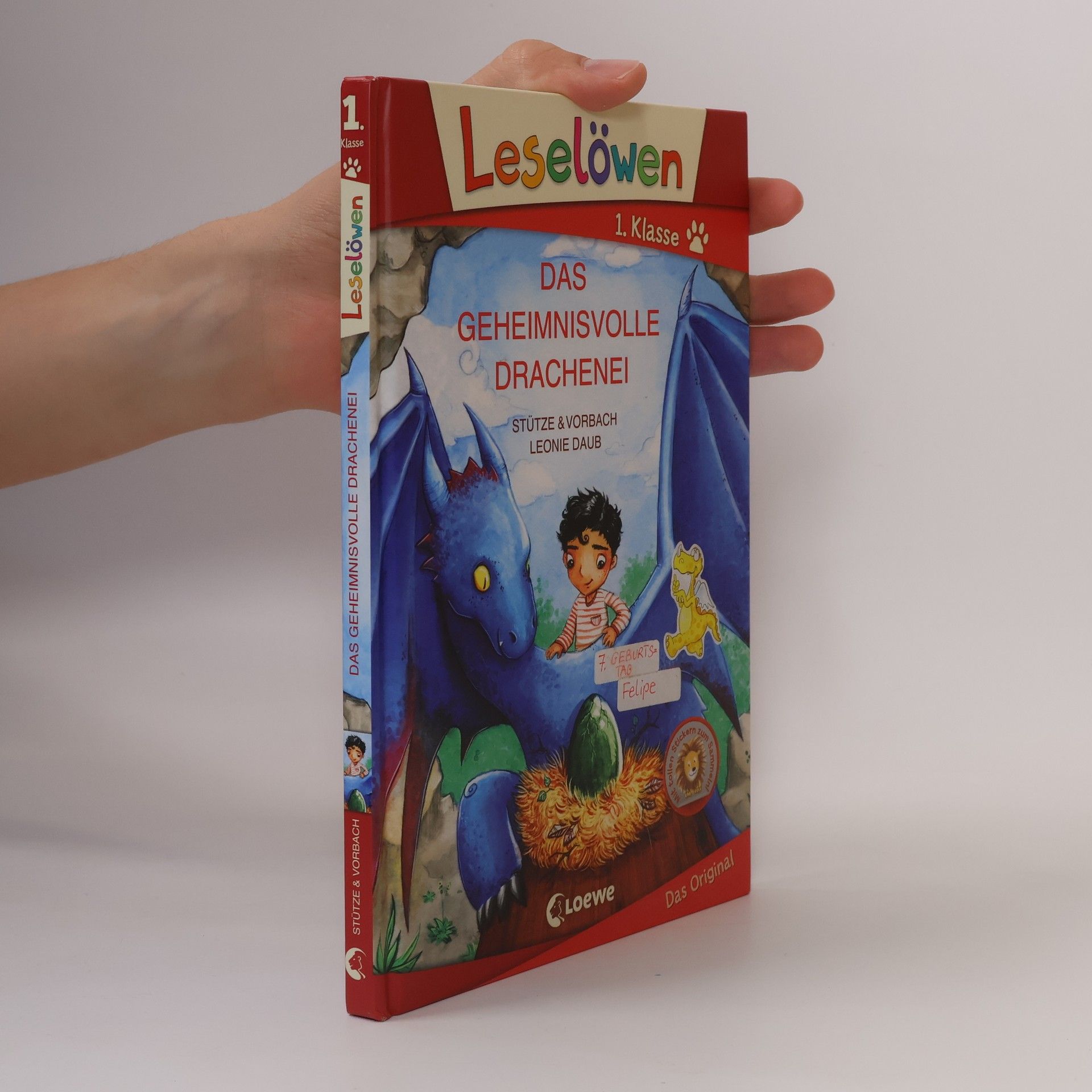 Leonie Daub Leselöwen 1. Klasse - Das geheimnisvolle Drachenei (Großbuchstabenausgabe)