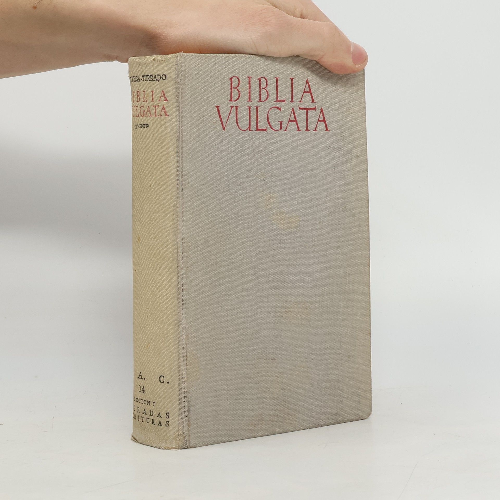 Alberto Colunga Biblia vulgata