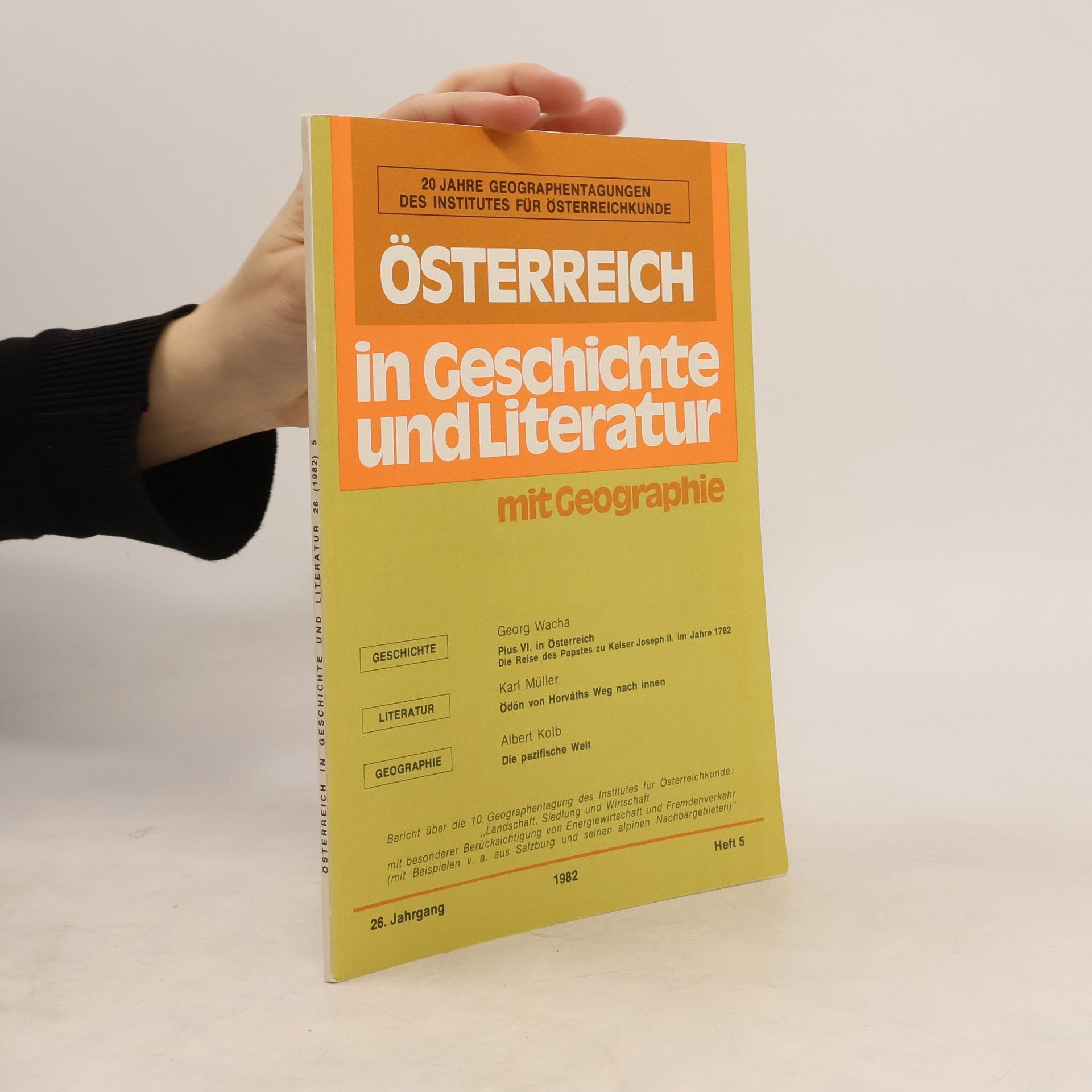 Autorenkollektiv Österreich in Geschichte und Literatur mit Geographie 5/1982