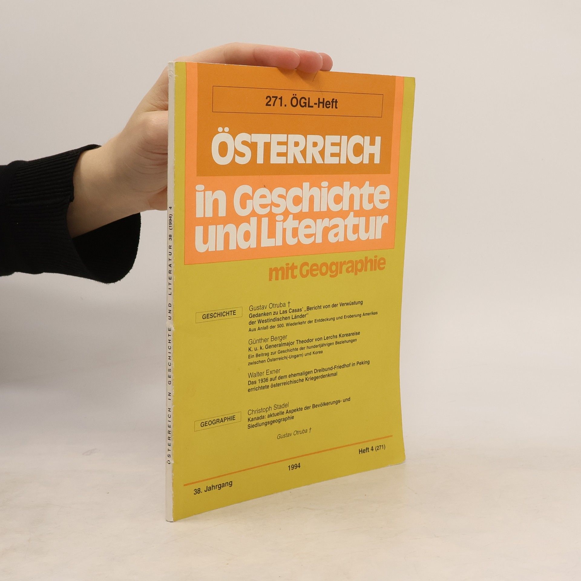 Autorenkollektiv Österreich in Geschichte und Literatur mit Geographie 4/1994