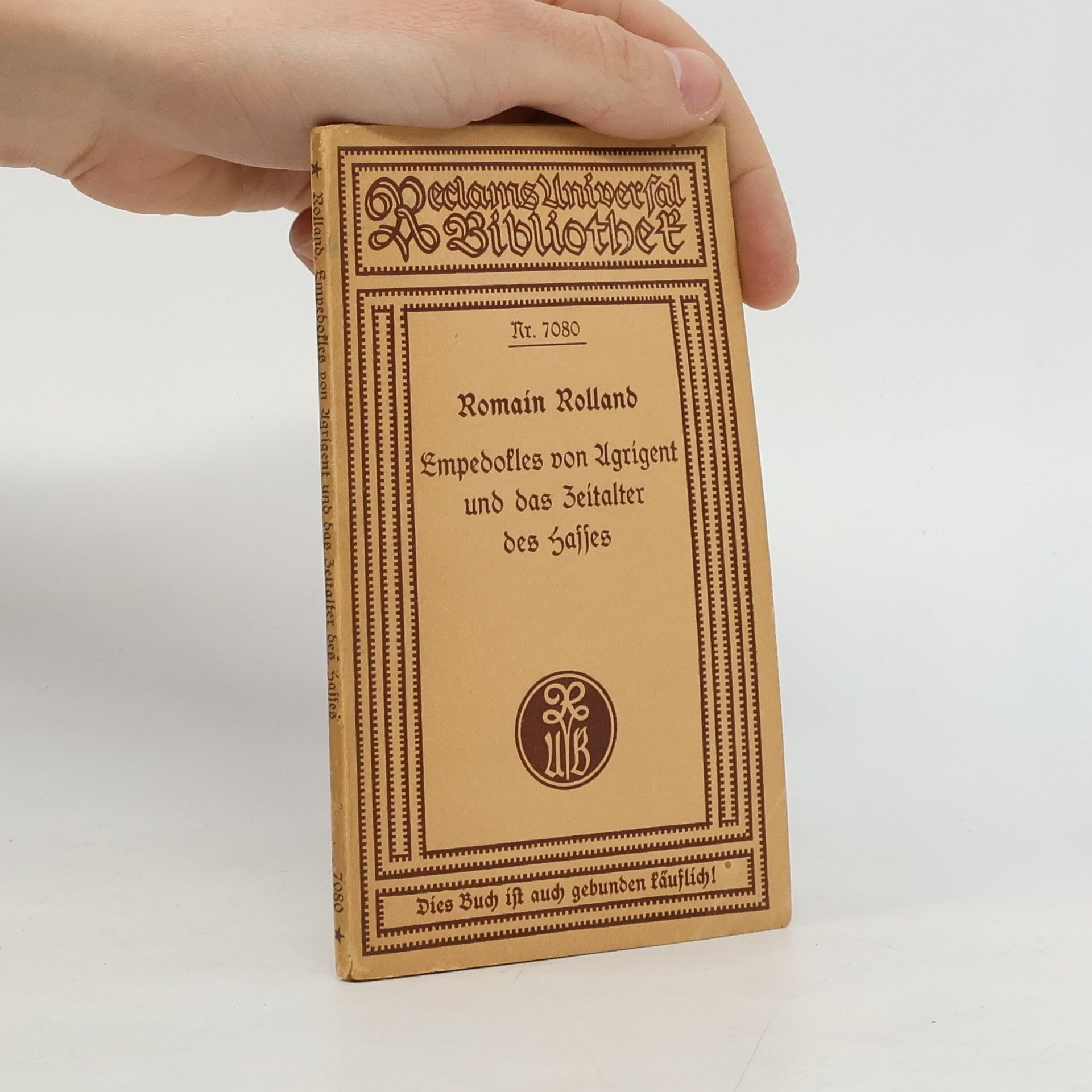 Empedokles von Agrigent und das Zeitalter des Hasses