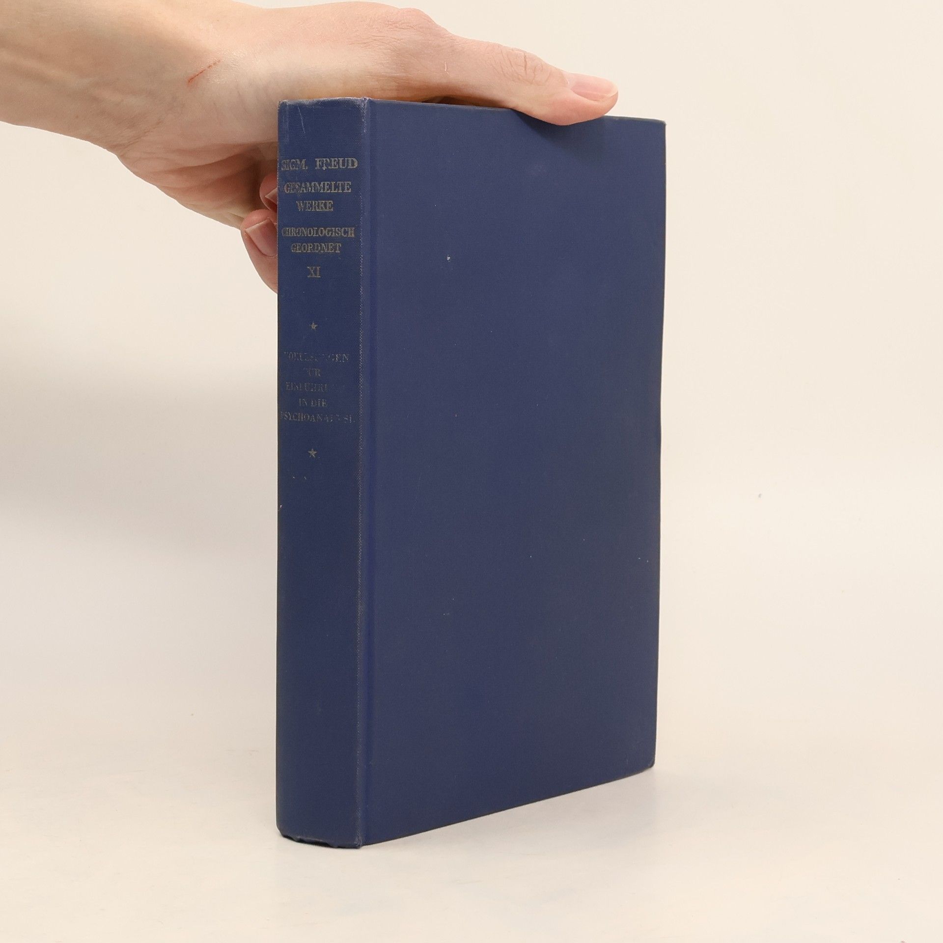 Sigmund Freud Gesammelte Werke XI.