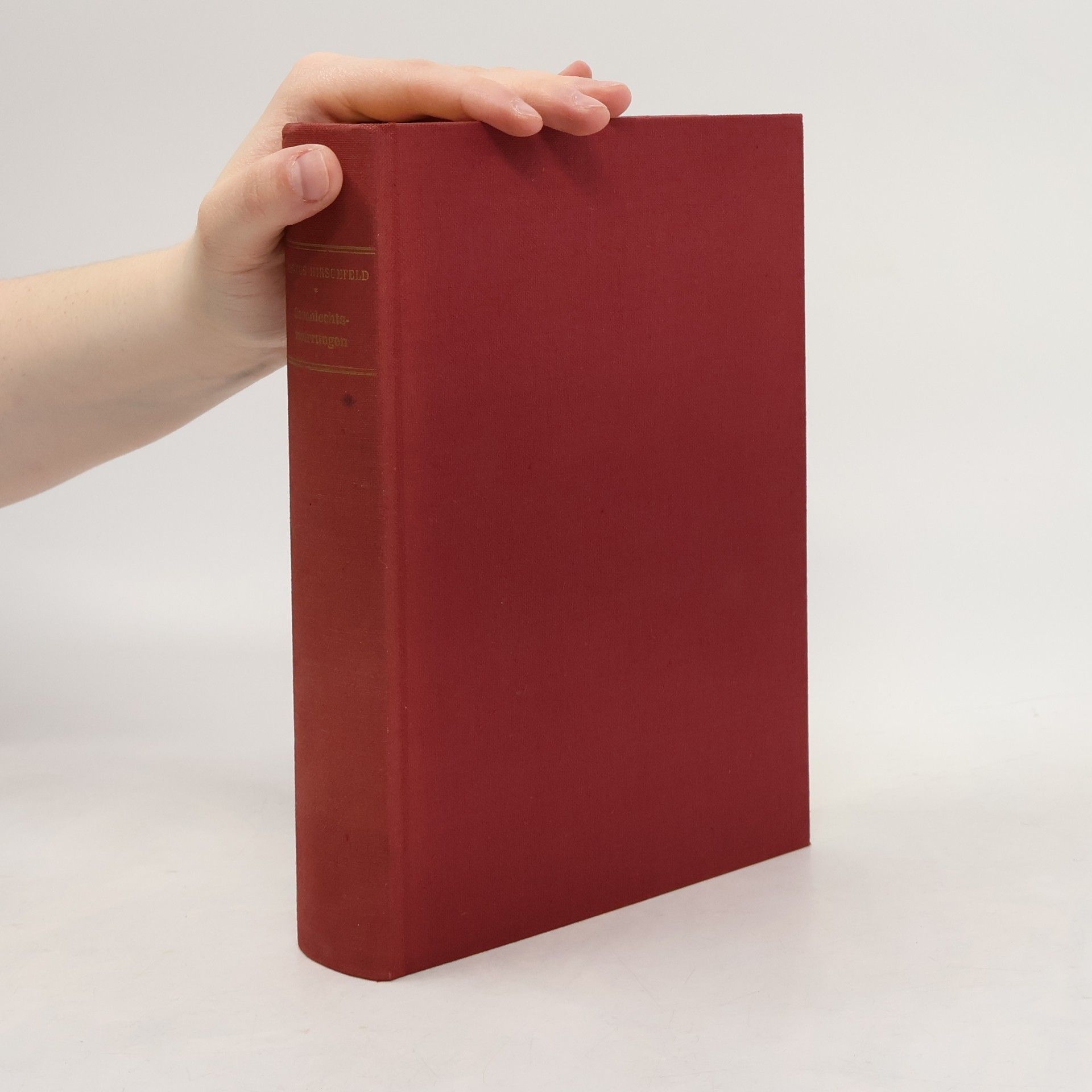 Magnus Hirschfeld Geschlechts-Verirrungen