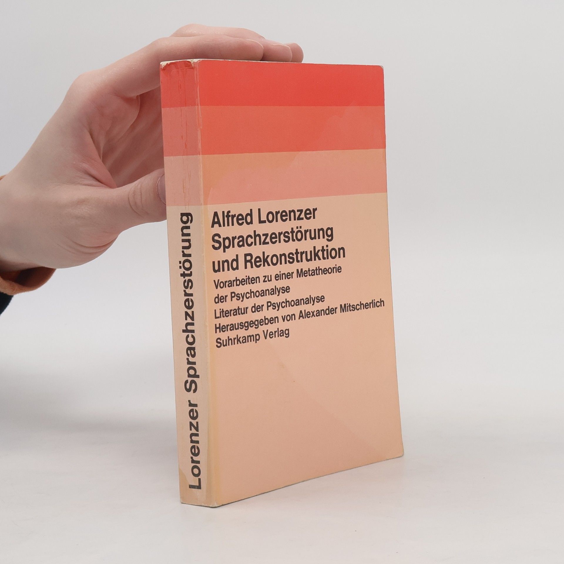 Alfred Lorenzer Sprachzerstörung und Rekonstruktion