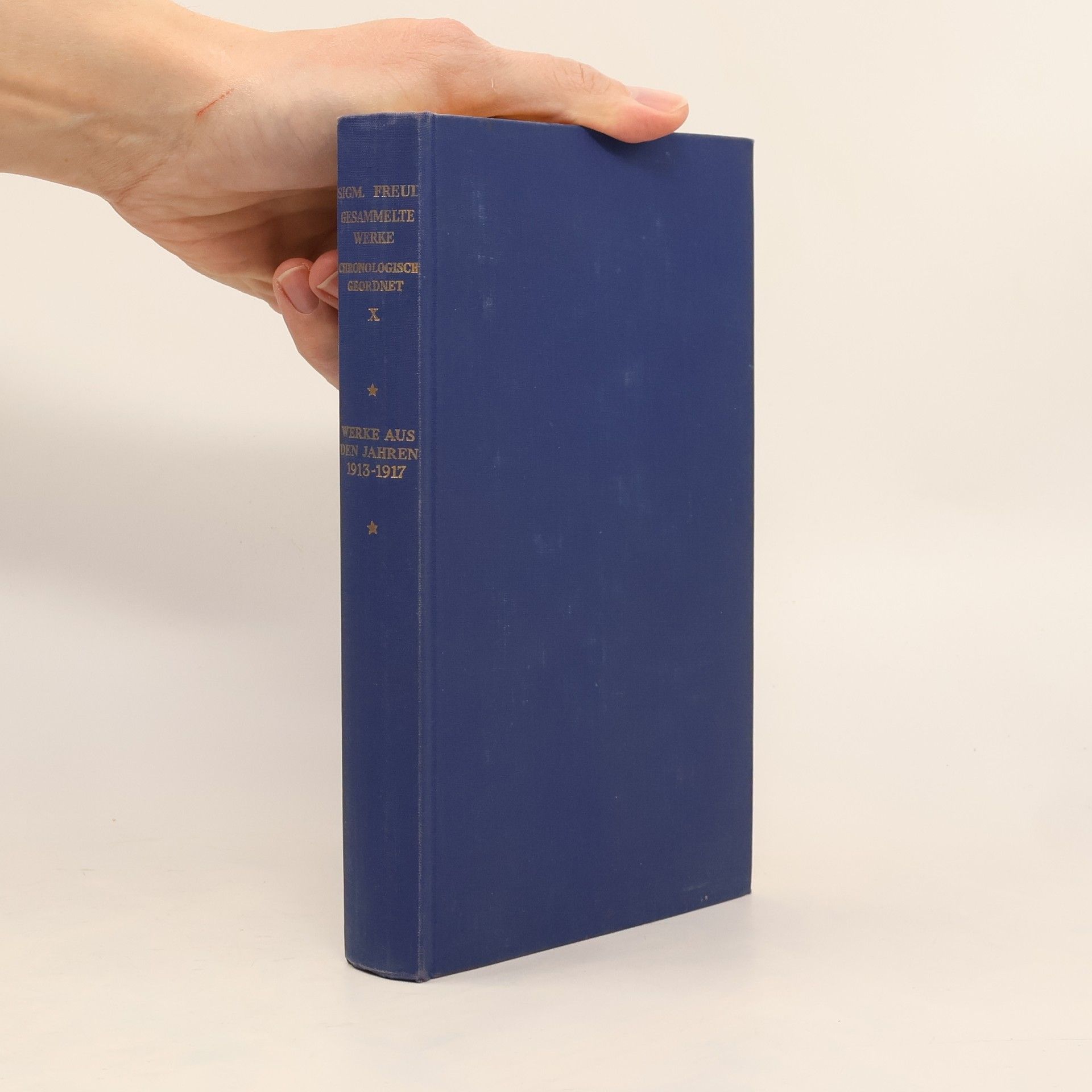 Sigmund Freud Gesammelte Werke : Chronologisch Geordnet X