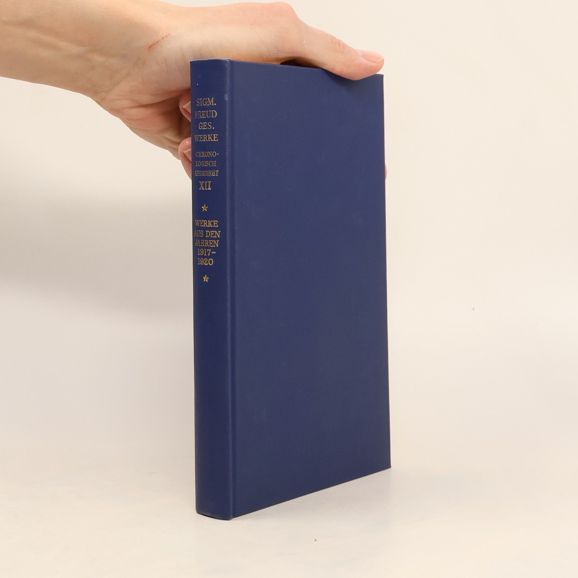 Sigmund Freud Gesammelte Werke XII