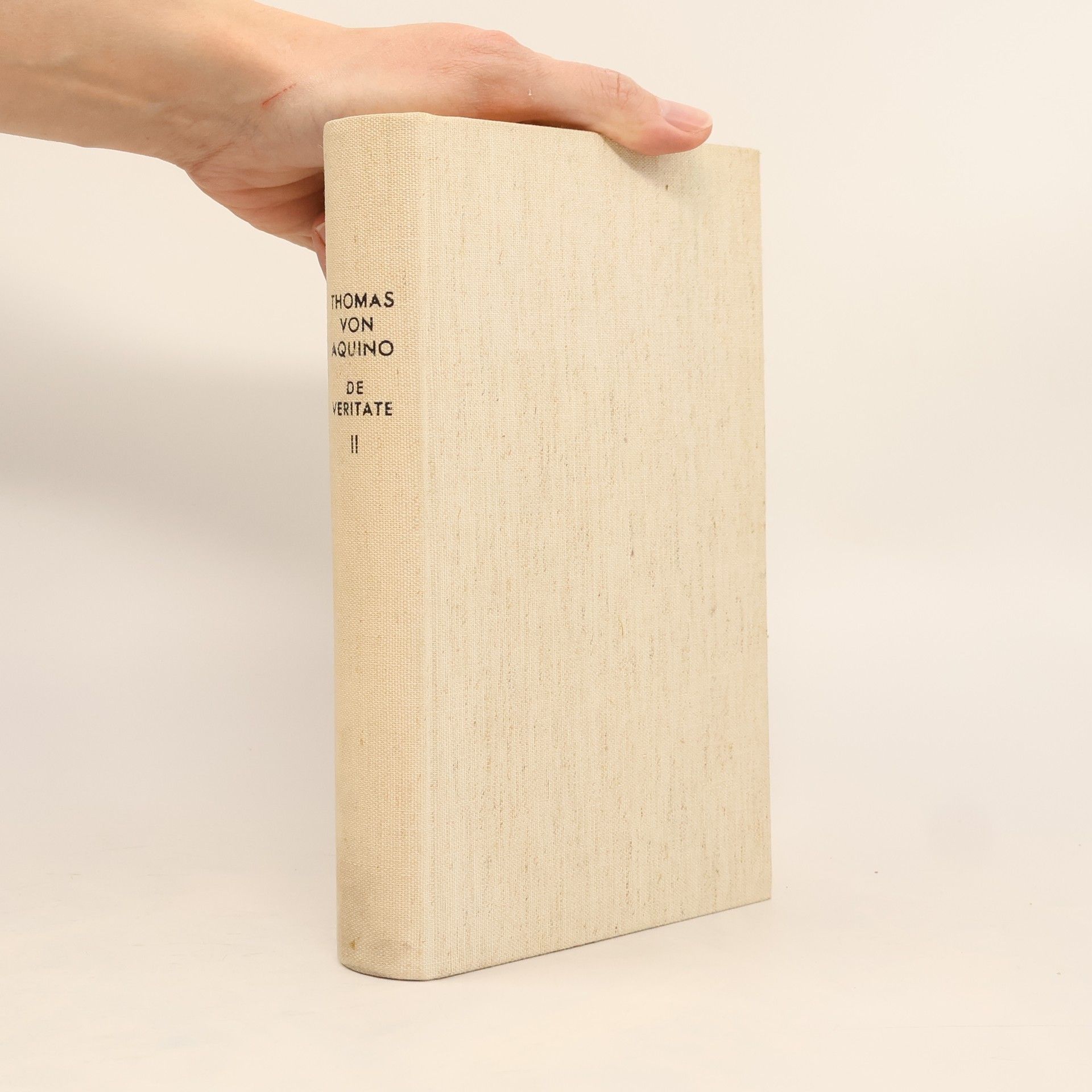 Thomas Aquinas De veritate II.