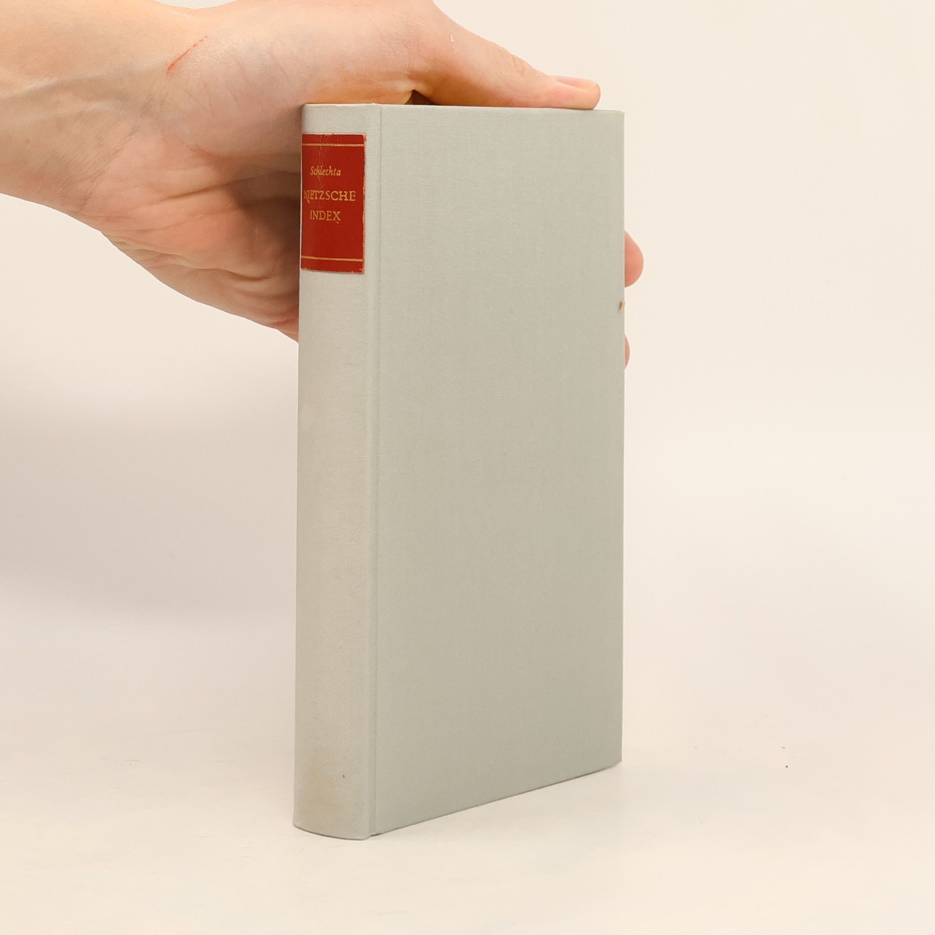 Karl Schlechta Nietzsche-Index zu den Werken in drei Bänden