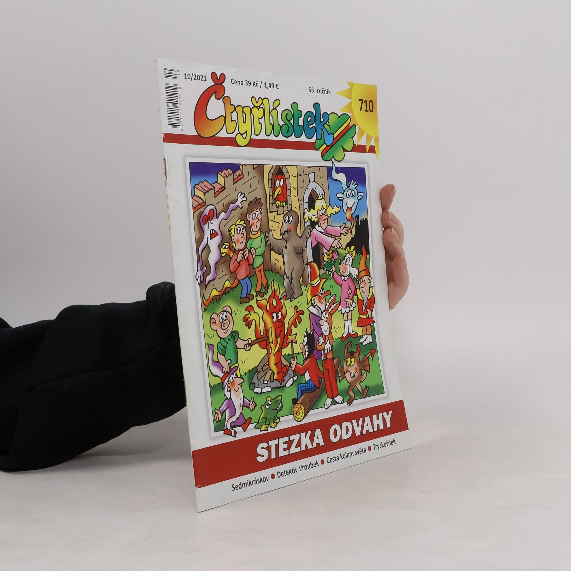 Autorenkollektiv Čtyřlístek 710. Stezka odvahy. 10/2021