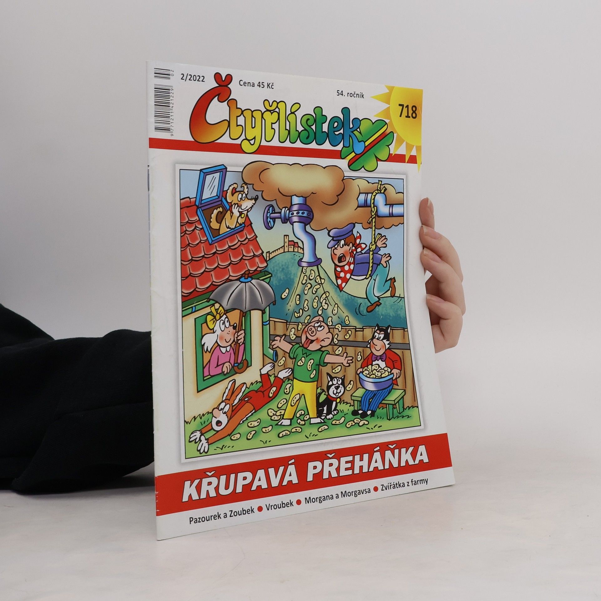 Kolektív autorov Čtyřlístek 718. 2/2022. Křupavá přeháňka