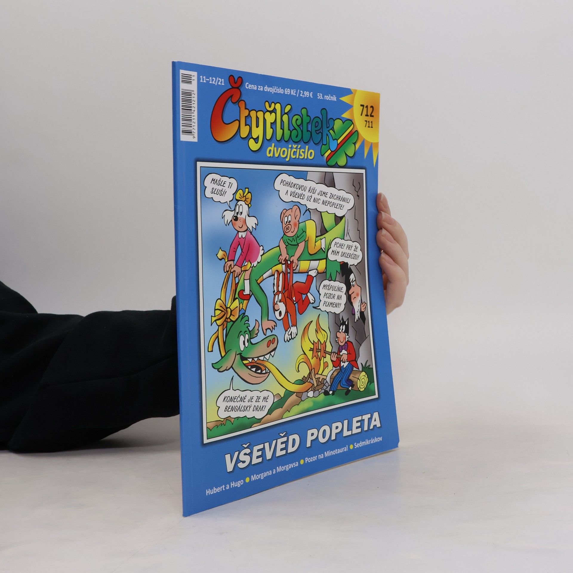 Autorenkollektiv Čtyřlístek dvojčíslo 11-12/2021 711-712. Vševěd popleta