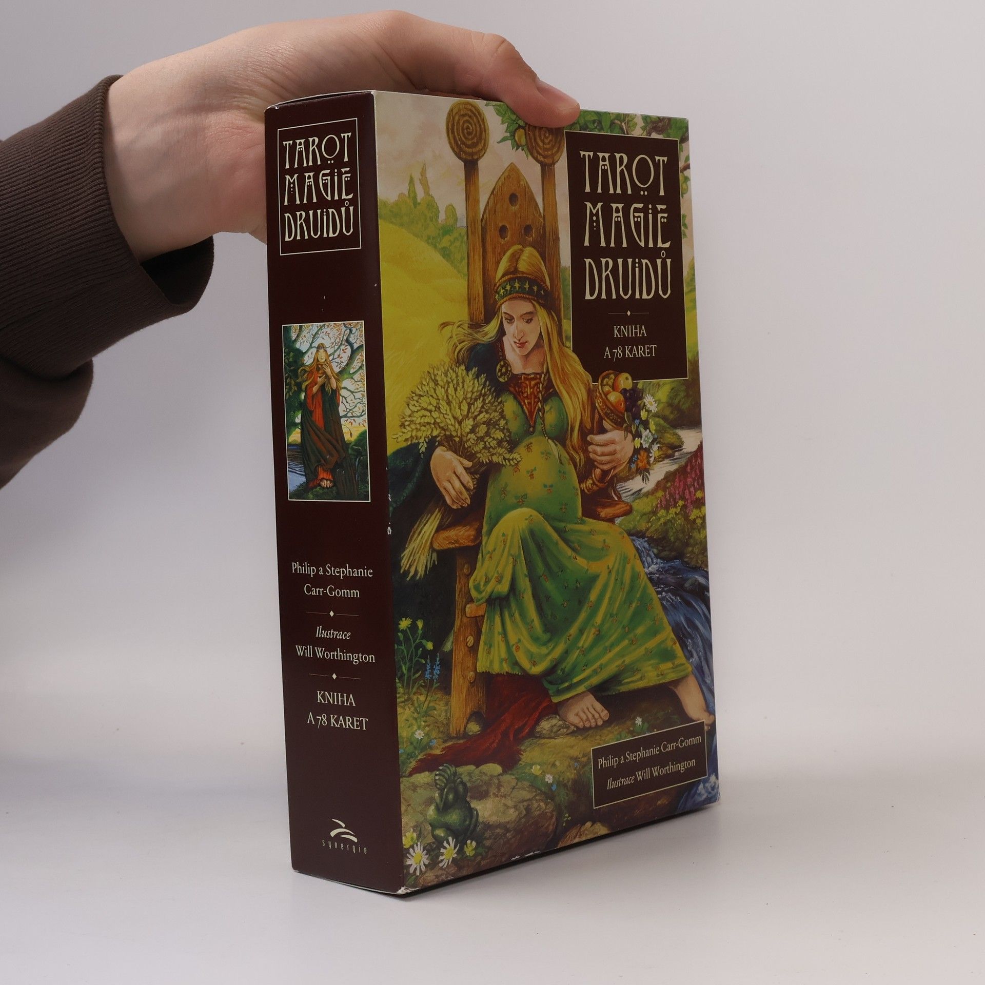 Philip Carr-Gomm Tarot magie Druidů. Kniha a 78 karet