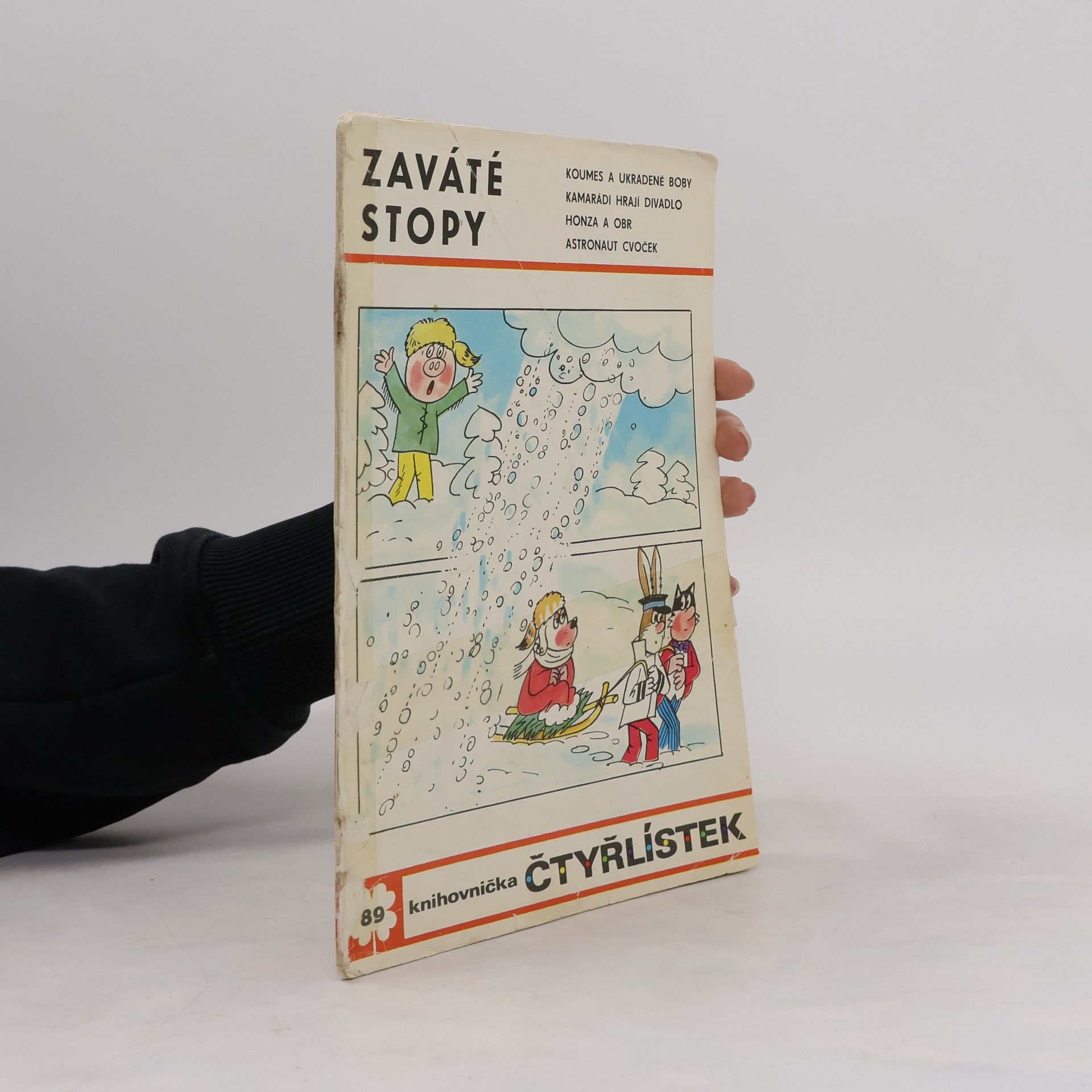 Ljuba Štíplová Čtyřlístek 89. Zaváté stopy