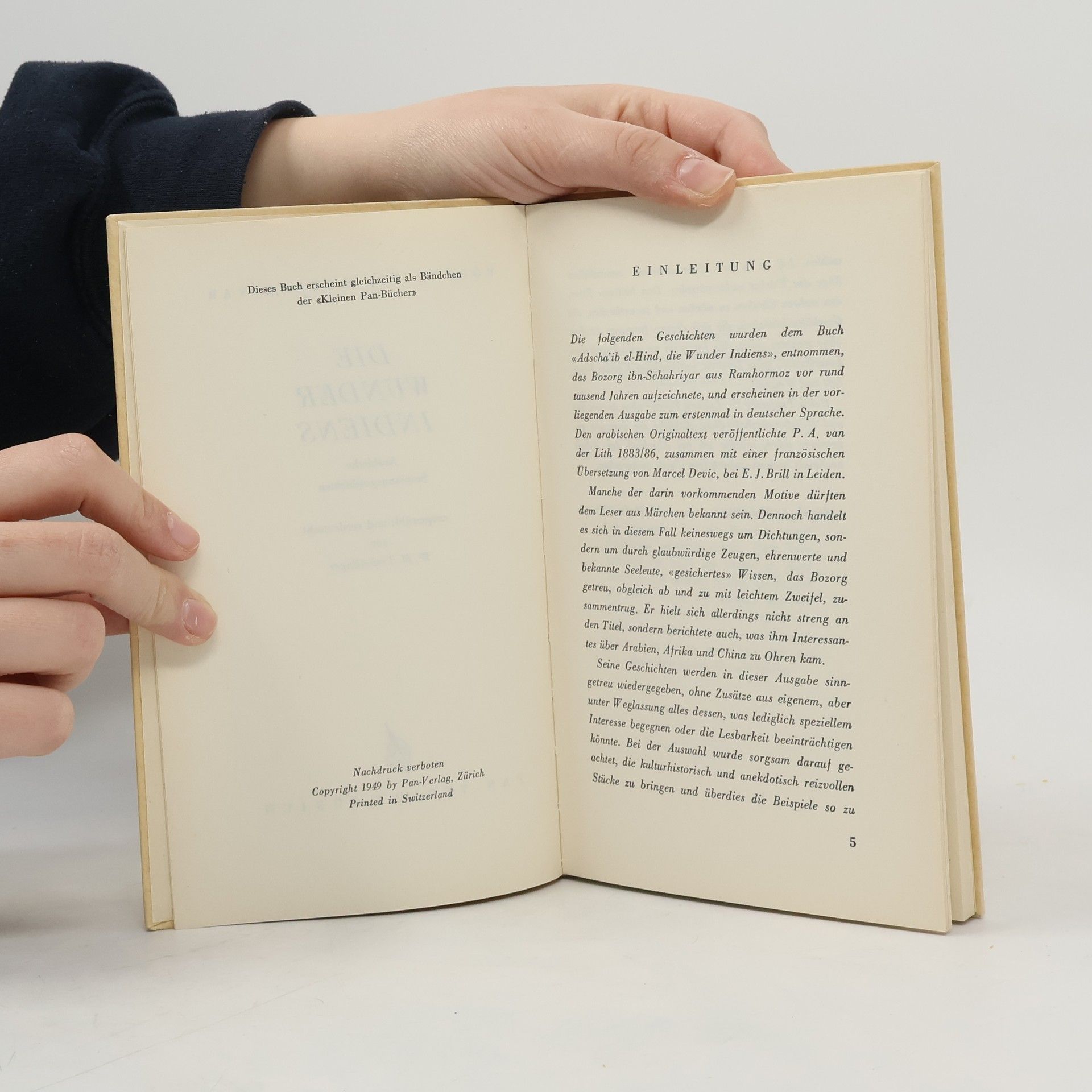Wilhelm Michael Treichlinger Die Wunder Indiens. Arabische Seemanngeschichten