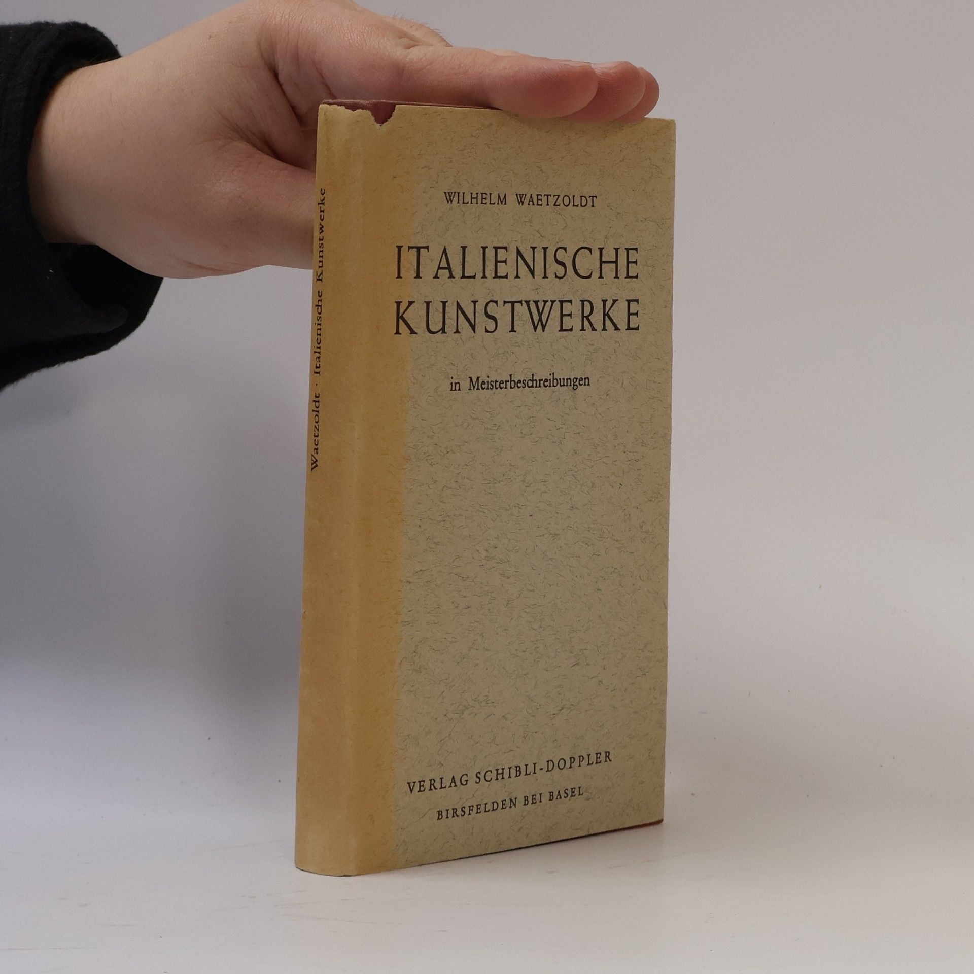 Waetzoldt Wilhelm Italienische Kunstwerke in Meisterbeschreibungen