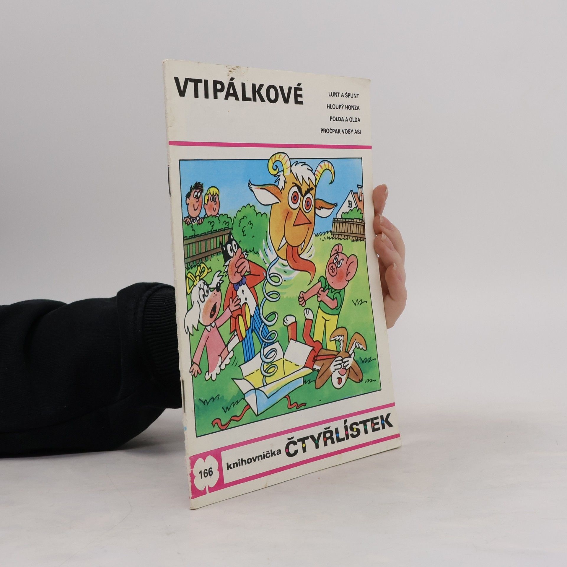 Jaroslav Němeček Čtyřlístek 166. Vtipálkové