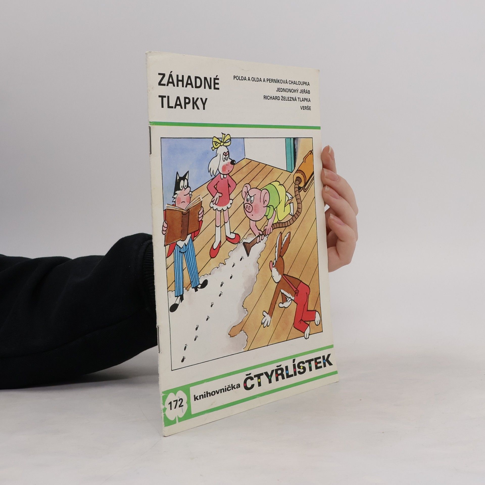 Ljuba Štíplová Čtyřlístek 172. Záhadné tlapky