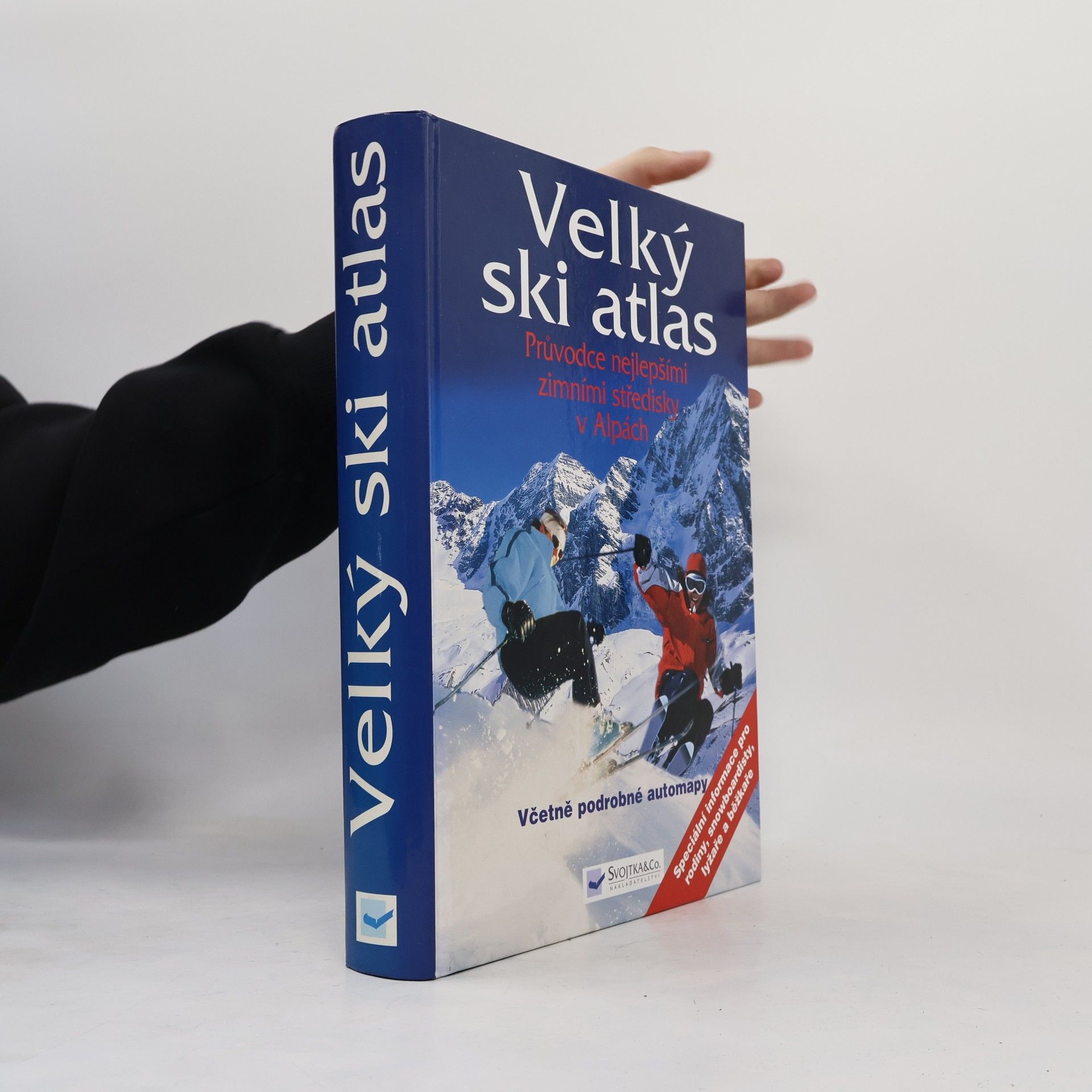 Collectif d'auteurs Velký ski atlas. Průvodce nejlepšími zimními středisky v Alpách