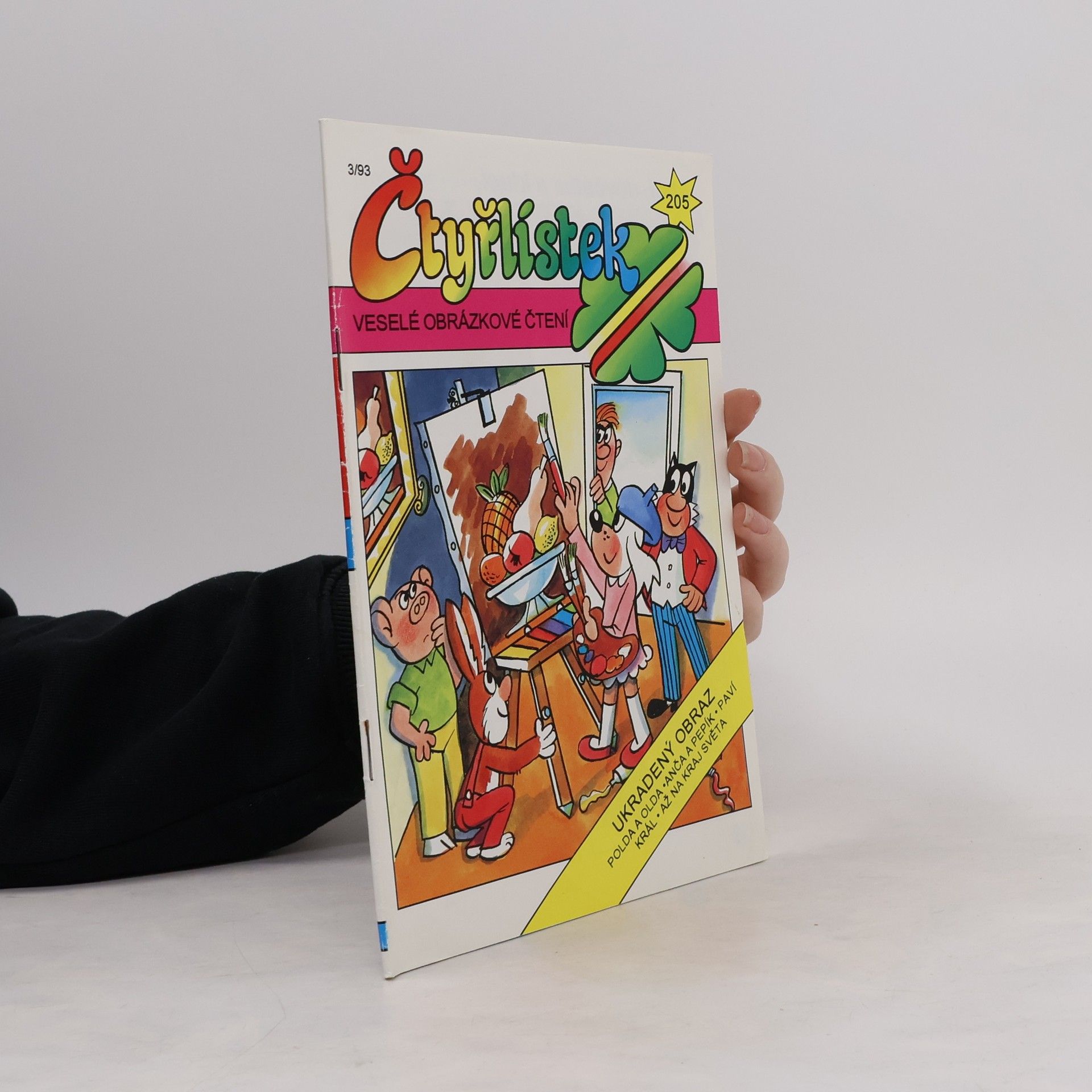 Autorenkollektiv Čtyřlístek 3/1993 205. Ukradený obraz