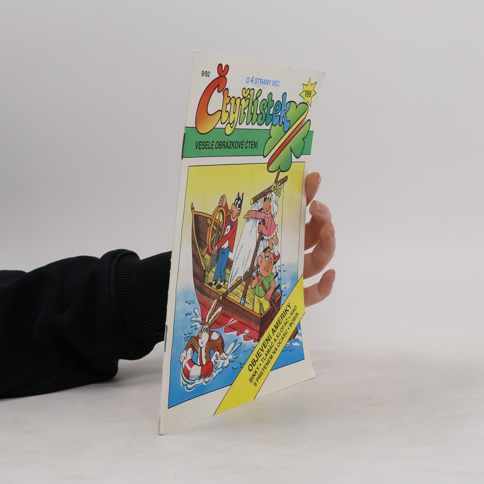 Autorenkollektiv Čtyřlístek 199. 9/1992 Objevení Ameriky