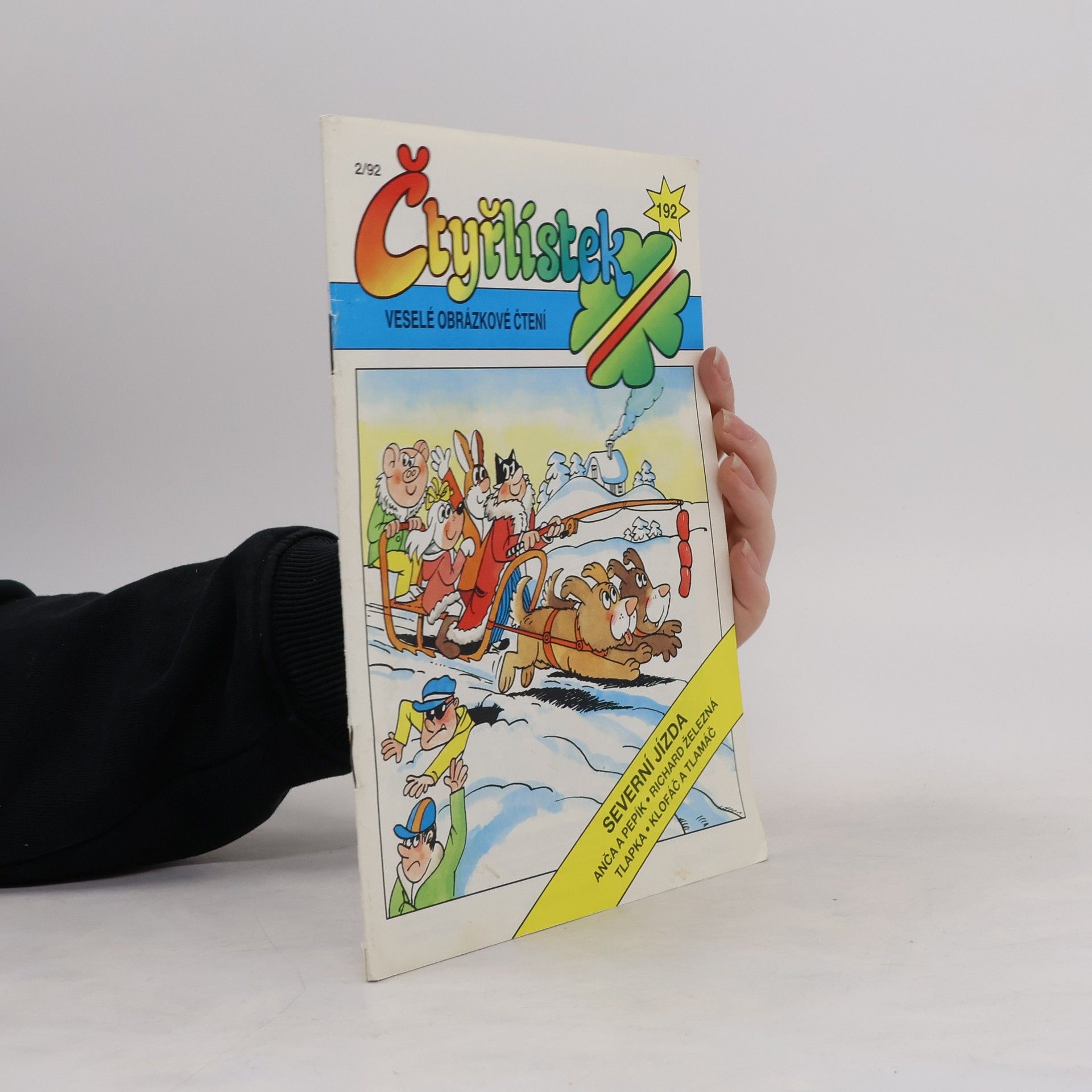 Jaroslav Němeček Čtyřlístek 192. 2/1992. Severní jízda