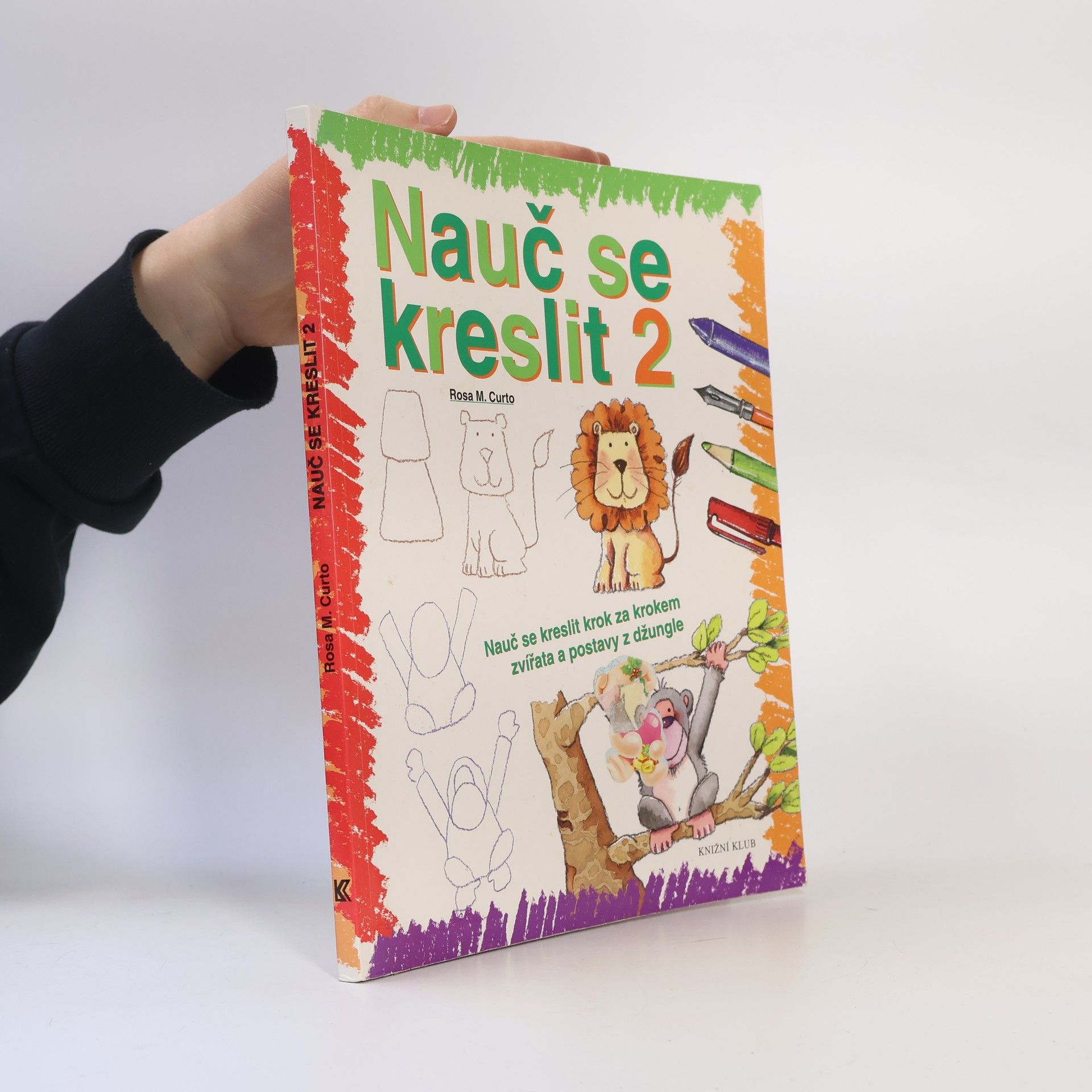 Rosa María Curto Nauč se kreslit 2. Nauč se kreslit krok za krokem zvířata a postavy z džungle