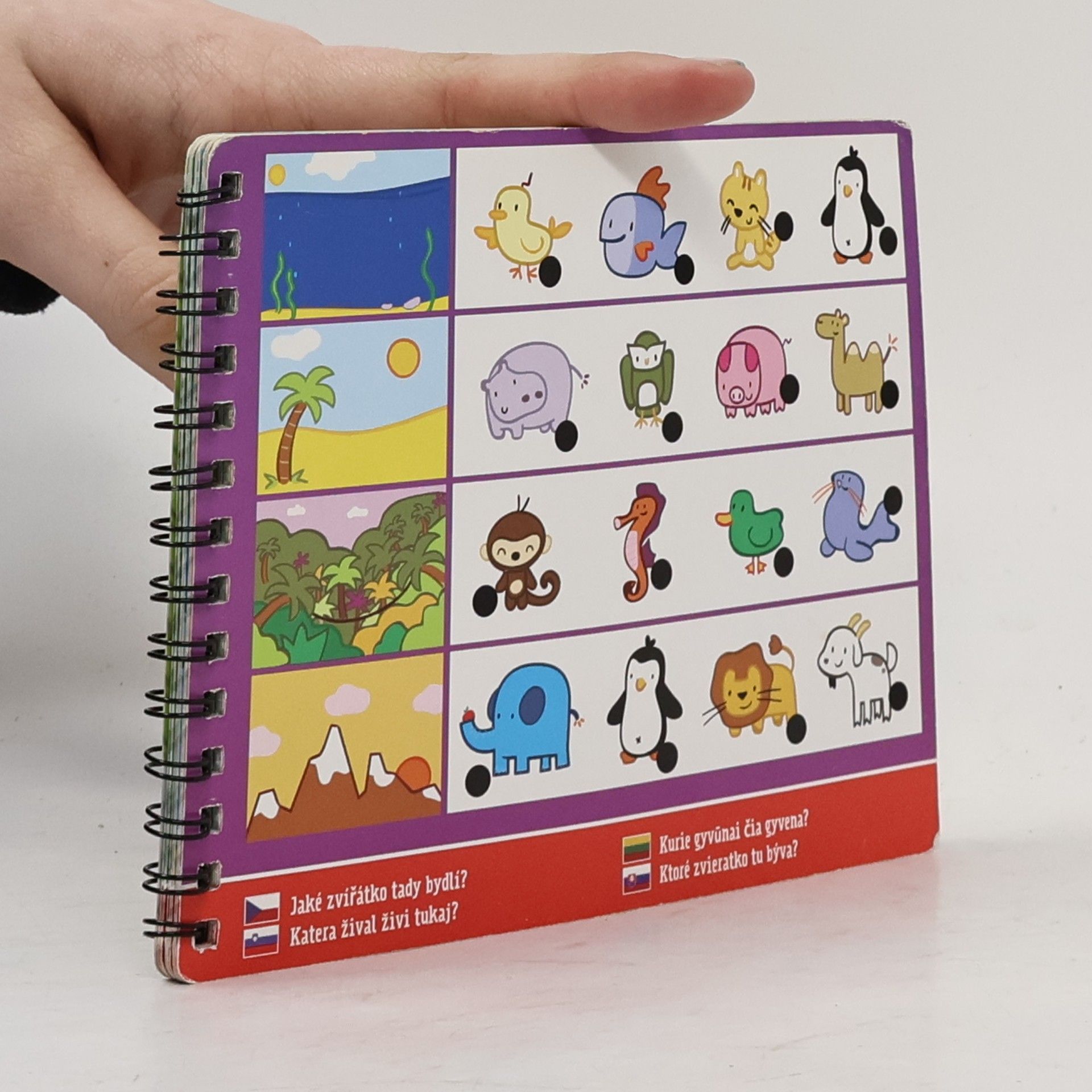 Autorenkollektiv Jaké zvířátko tady bydlí? Katera žival živi tukaj? Kurie gyvūnai čia gyvena? Ktoré zvieratko tu býva?