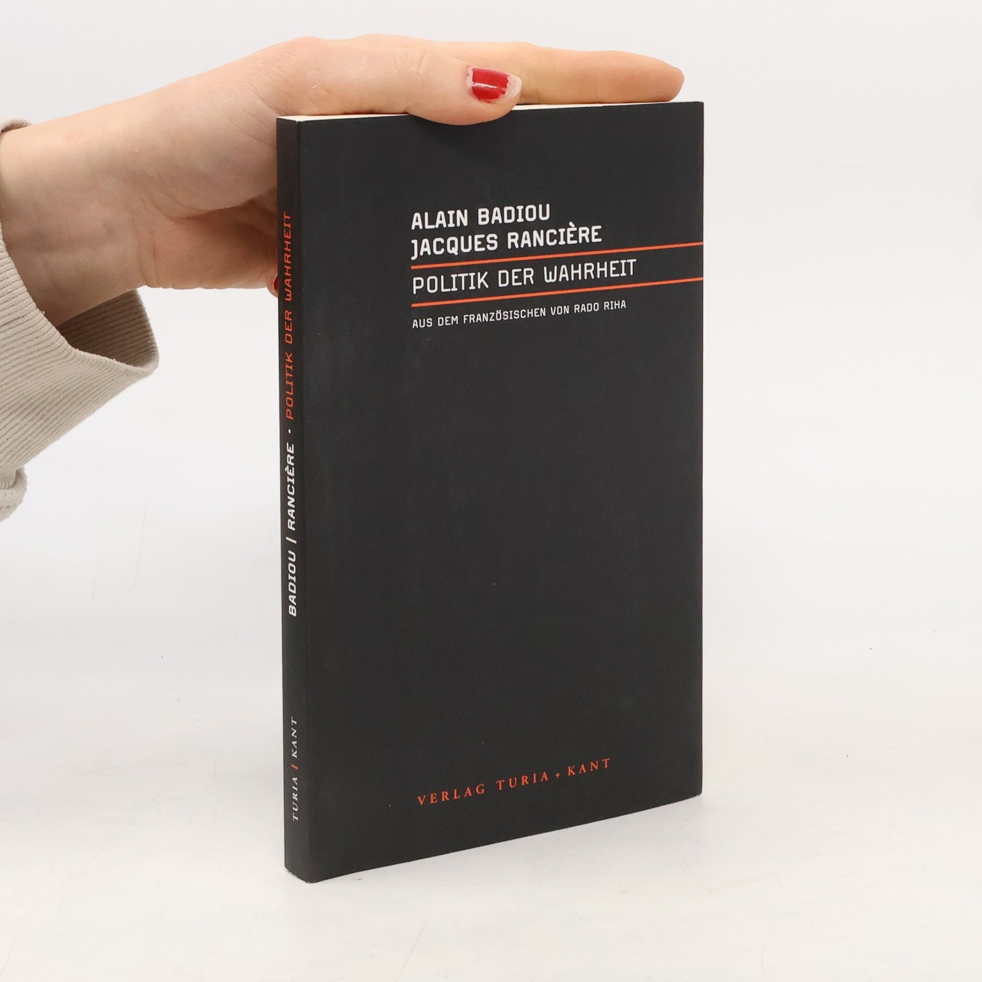 Alain Badiou Politik der Wahrheit