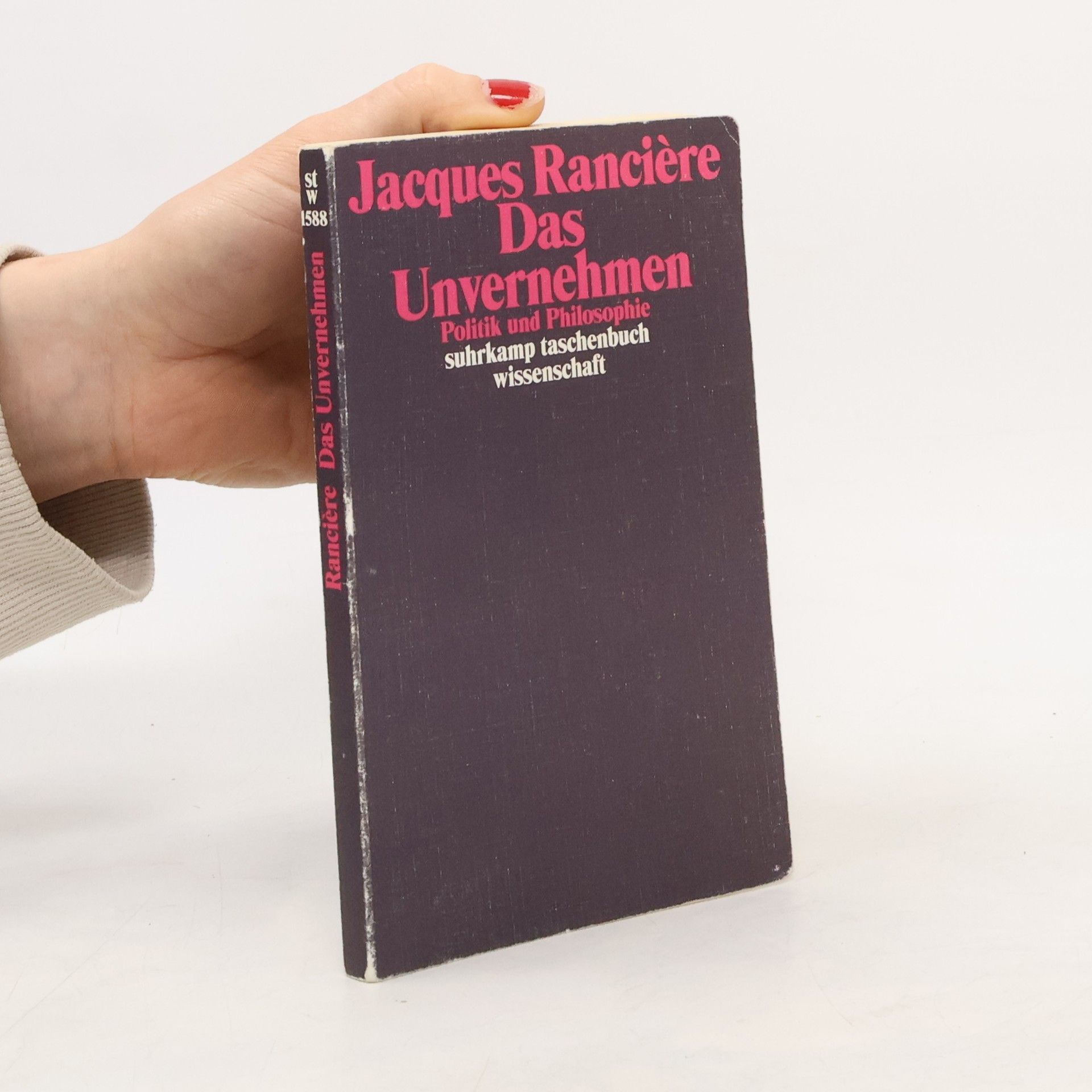 Jacques Rancière Das Unvernehmen