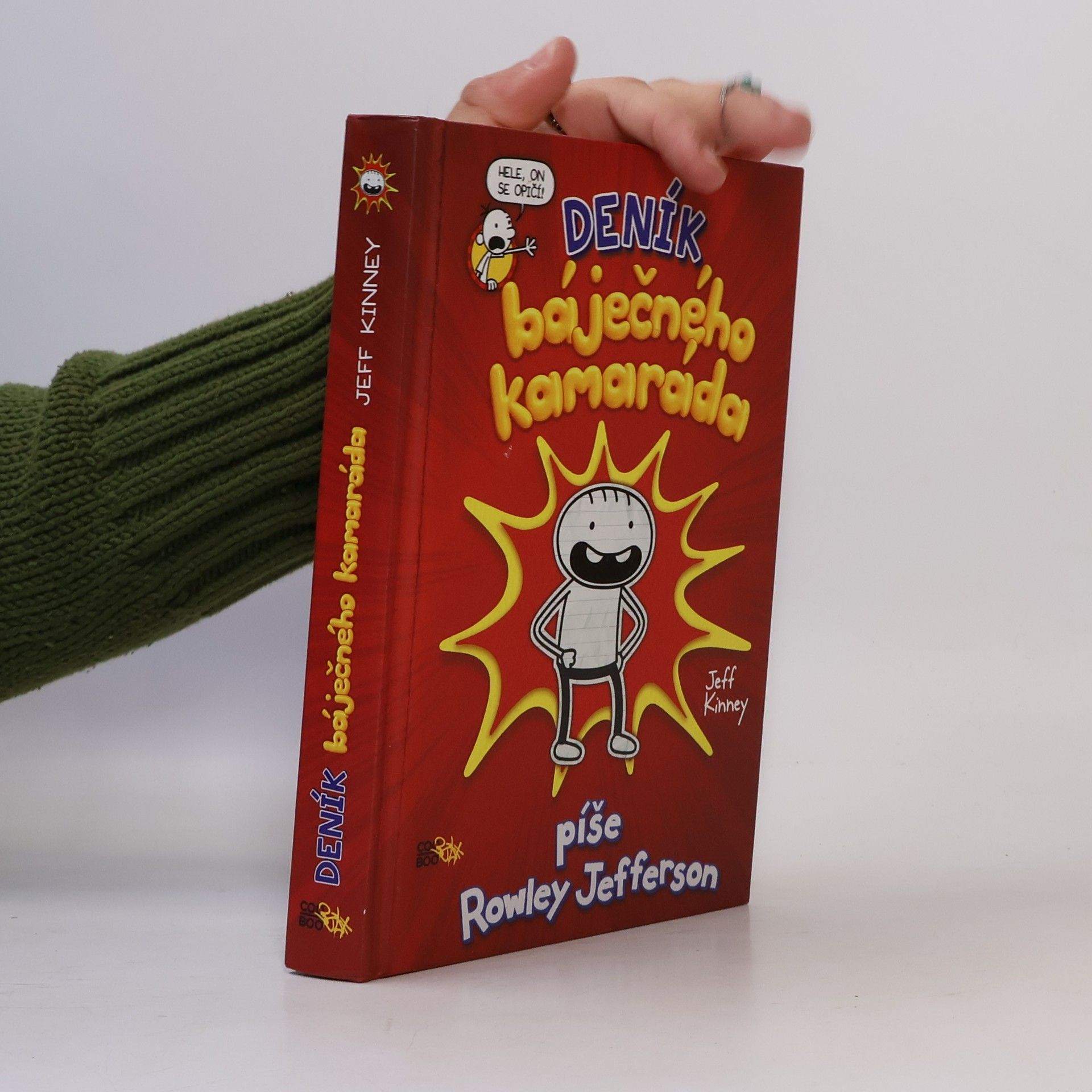 Jeff Kinney Deník báječného kamaráda. Píše Rowley Jefferson