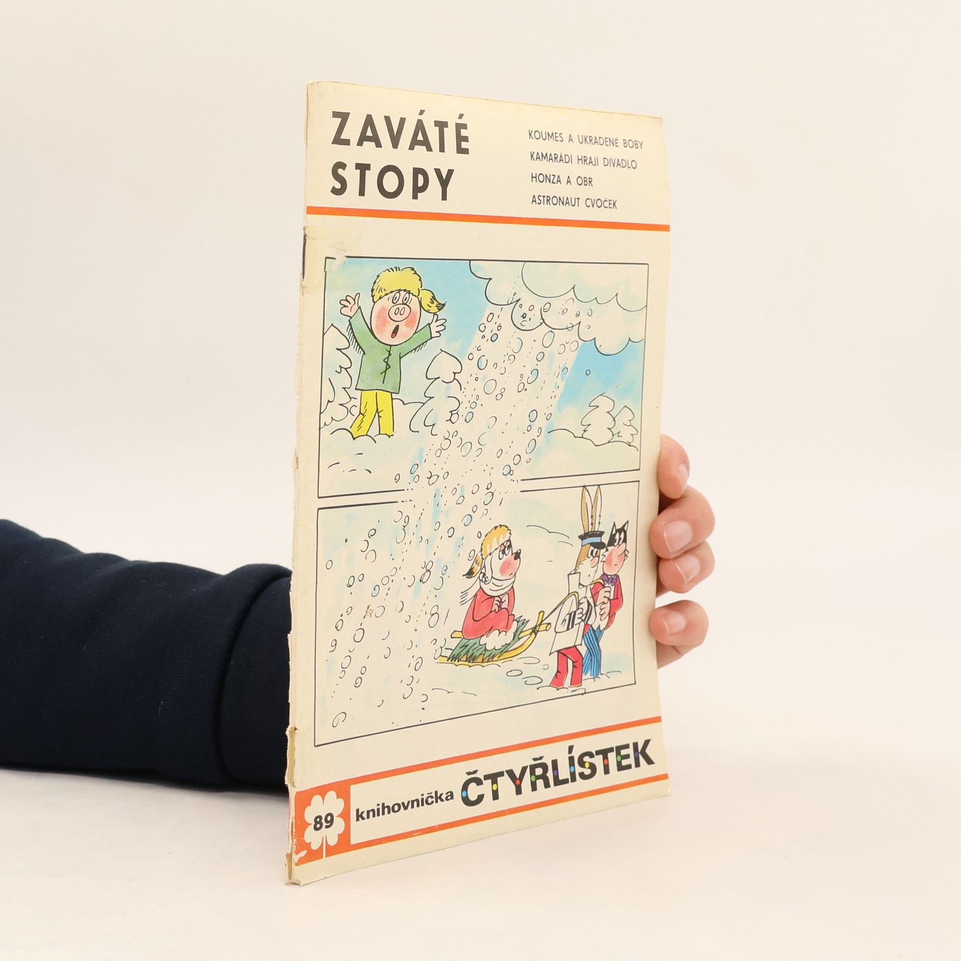 Ljuba Štíplová Čtyřlístek 89. Zaváté stopy
