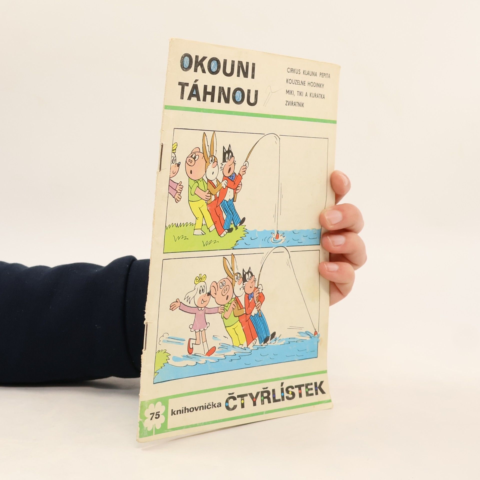 Jaroslav Němeček Čtyřlístek č. 75. Okouni táhnou