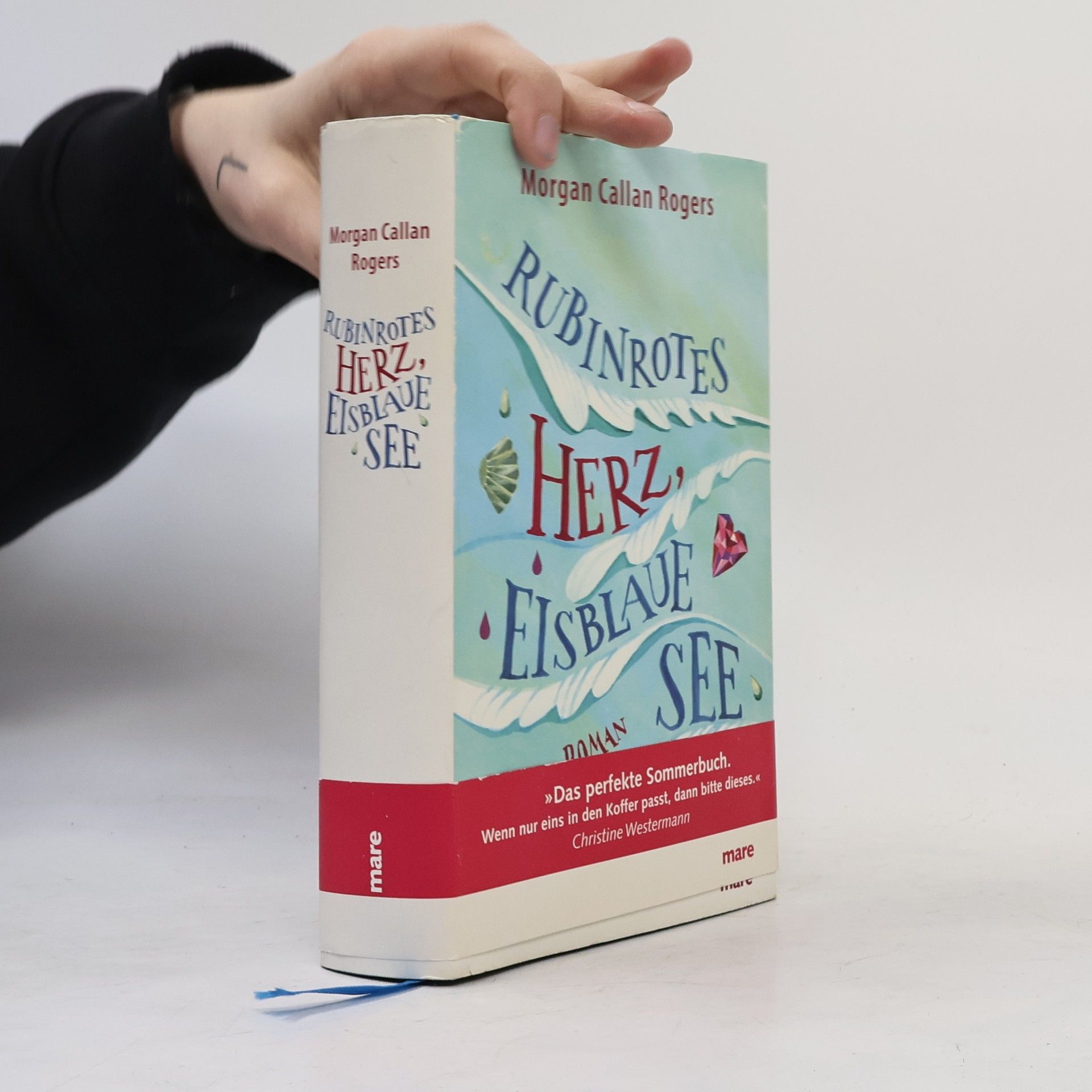 Morgan Callan Rogers Rubinrotes Herz, eisblaue See