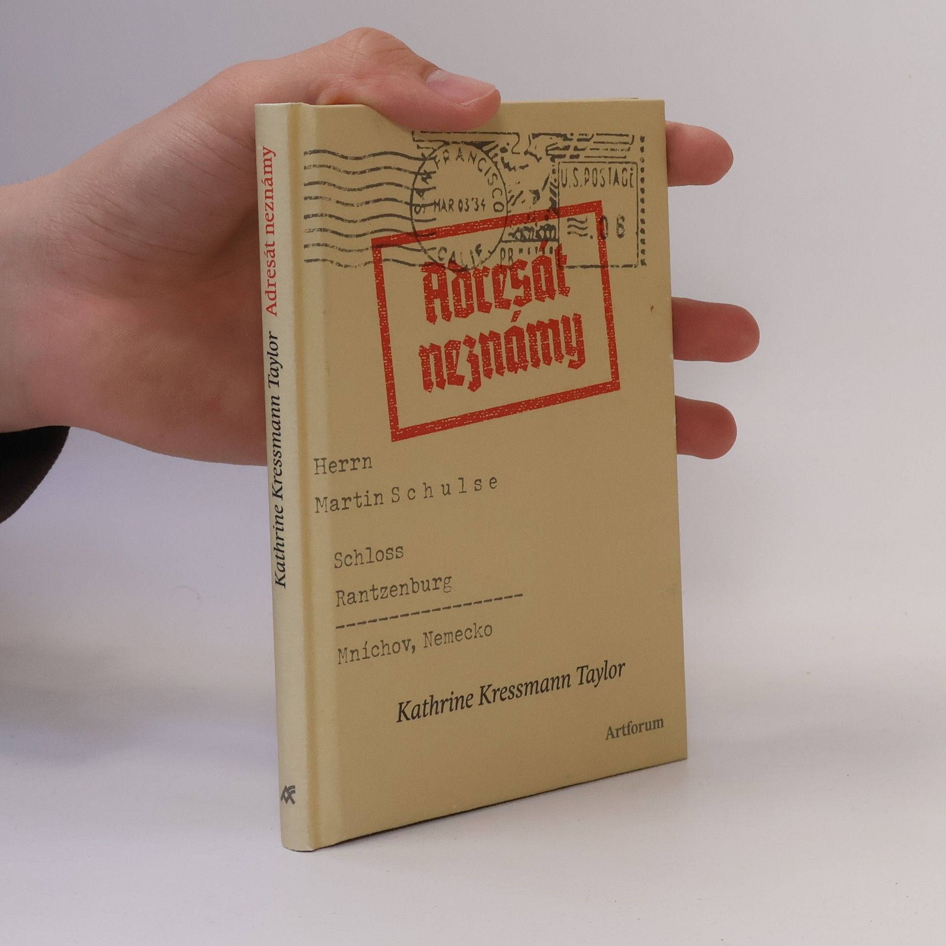 Kathrine Kressmann Taylor Adresát neznámy