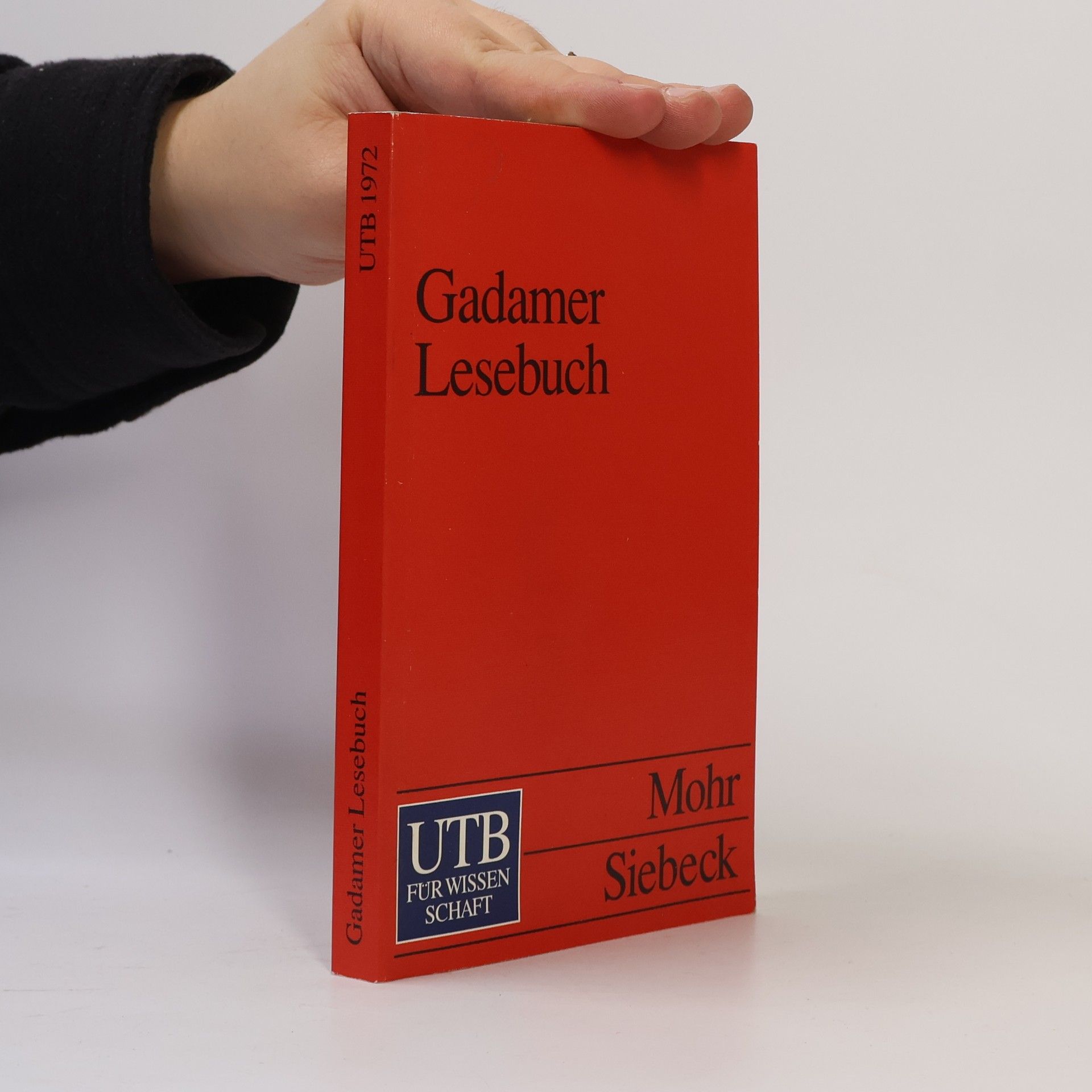 UTB - 1972: Gadamer Lesebuch