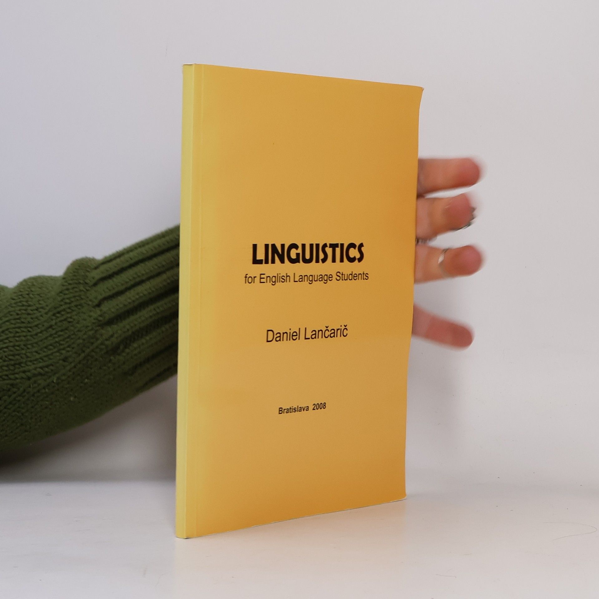 Daniel Lančarič Linguistics for English Language Students