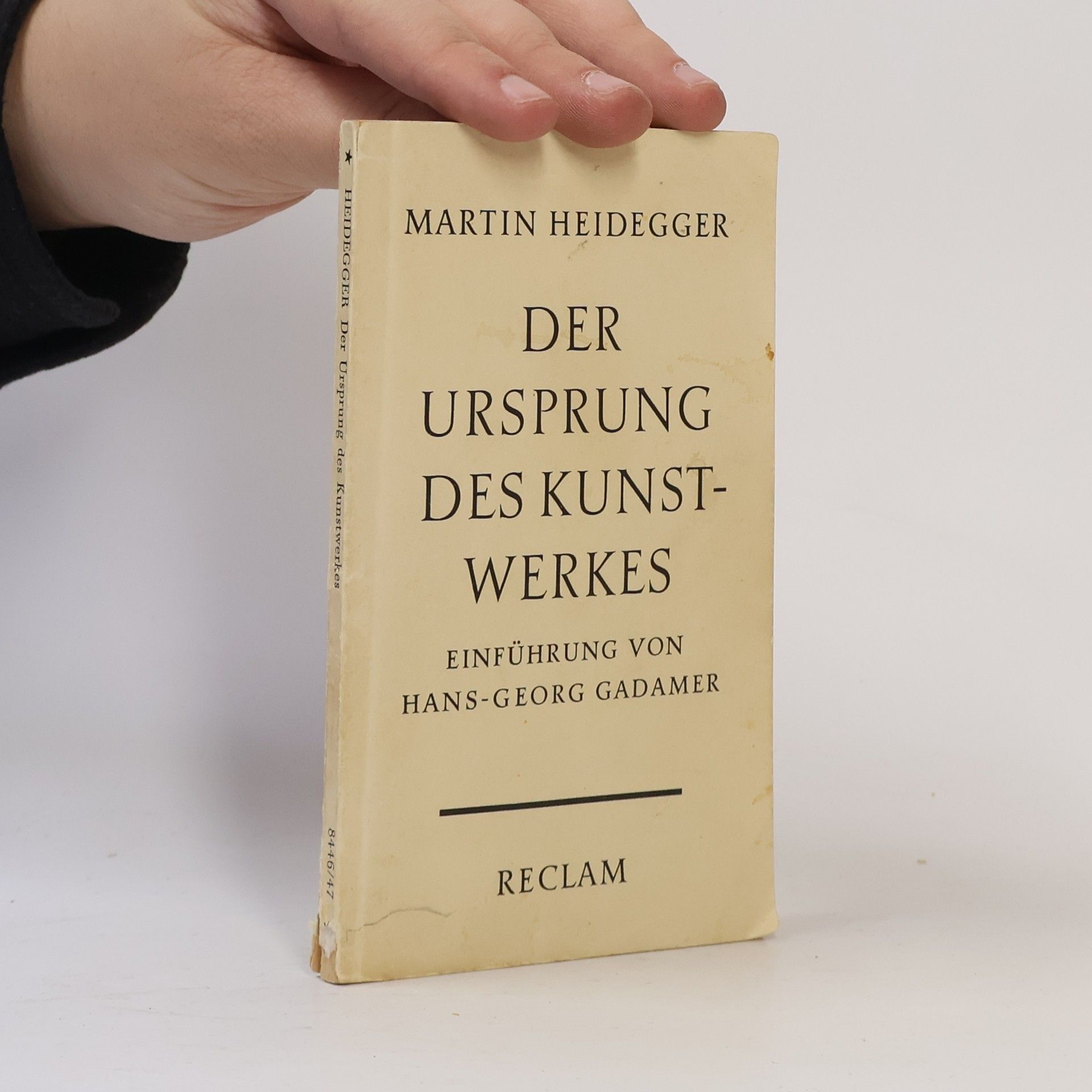 Martin Heidegger Der Ursprung des Kunstwerkes
