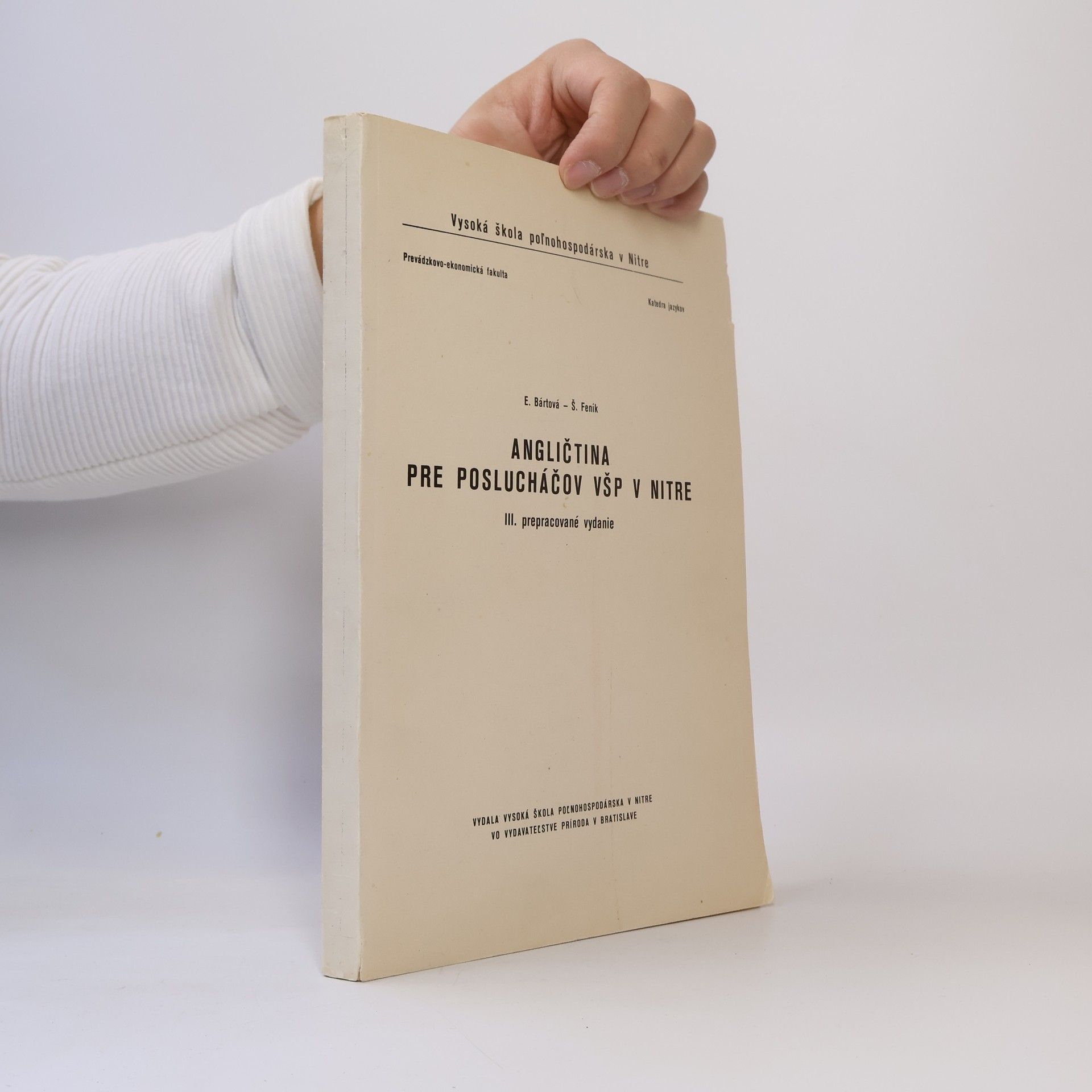 Autorenkollektiv Angličtina pre poslucháčov VŠP v Nitre