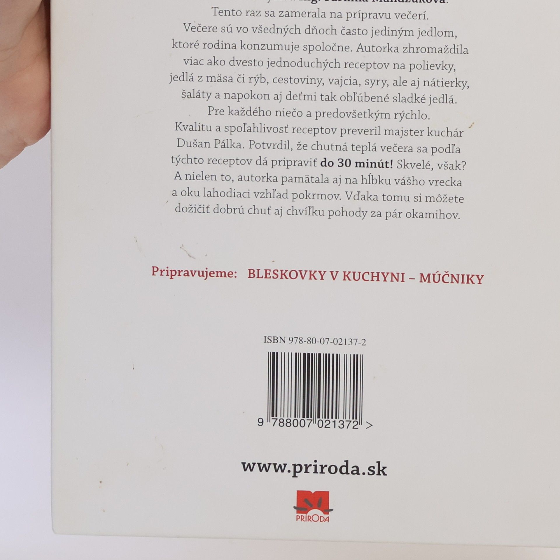 Jarmila Mandžuková Večere
